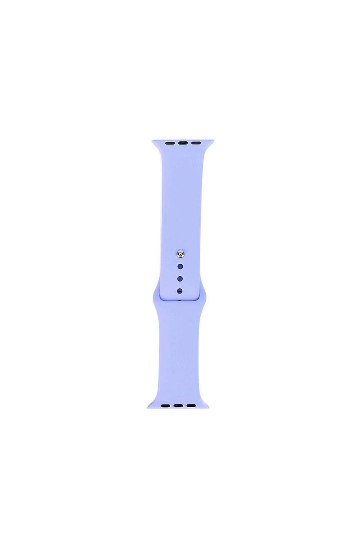 Watch Ultra 49mm Band Serisi Klasik Kordon Silikon Strap Kayış-Light Lavender