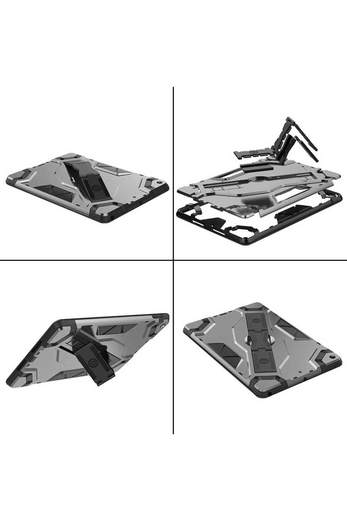 iPad 10.2 2021 (9.Nesil) Zore Defens Tablet Silikon - Siyah