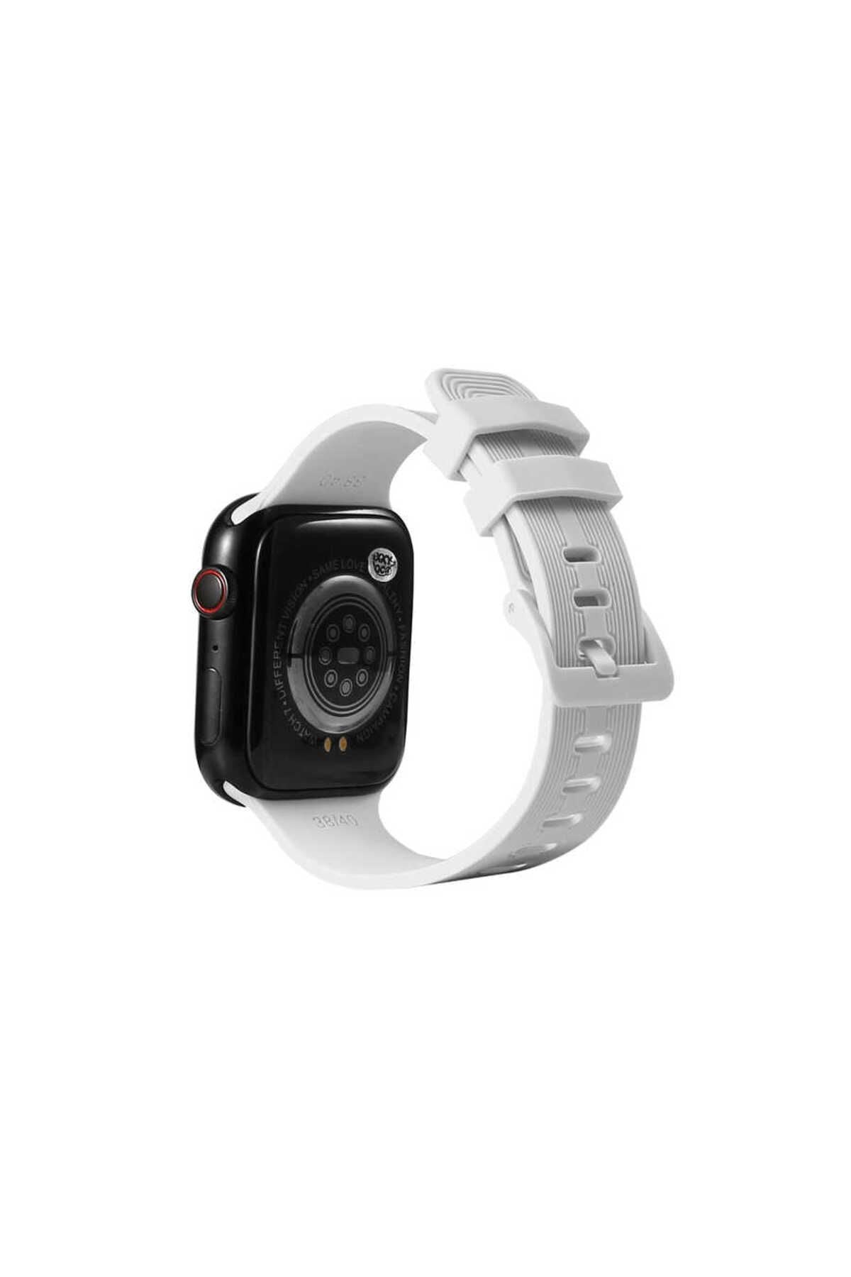 Watch Ultra 49mm Kordon KRD-23 Uyumlu Strap Kayış CLO- Kırmızı