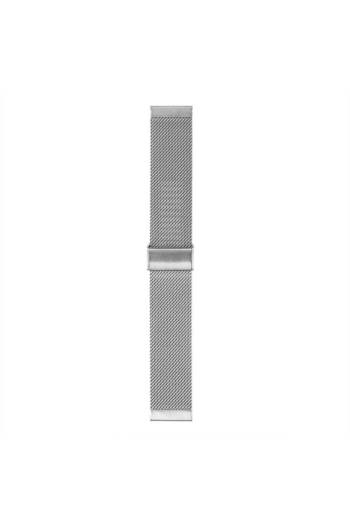 Galaxy Watch 46mm Uyumlu KRD-45 22mm Metal Zore Kordon-Gümüş