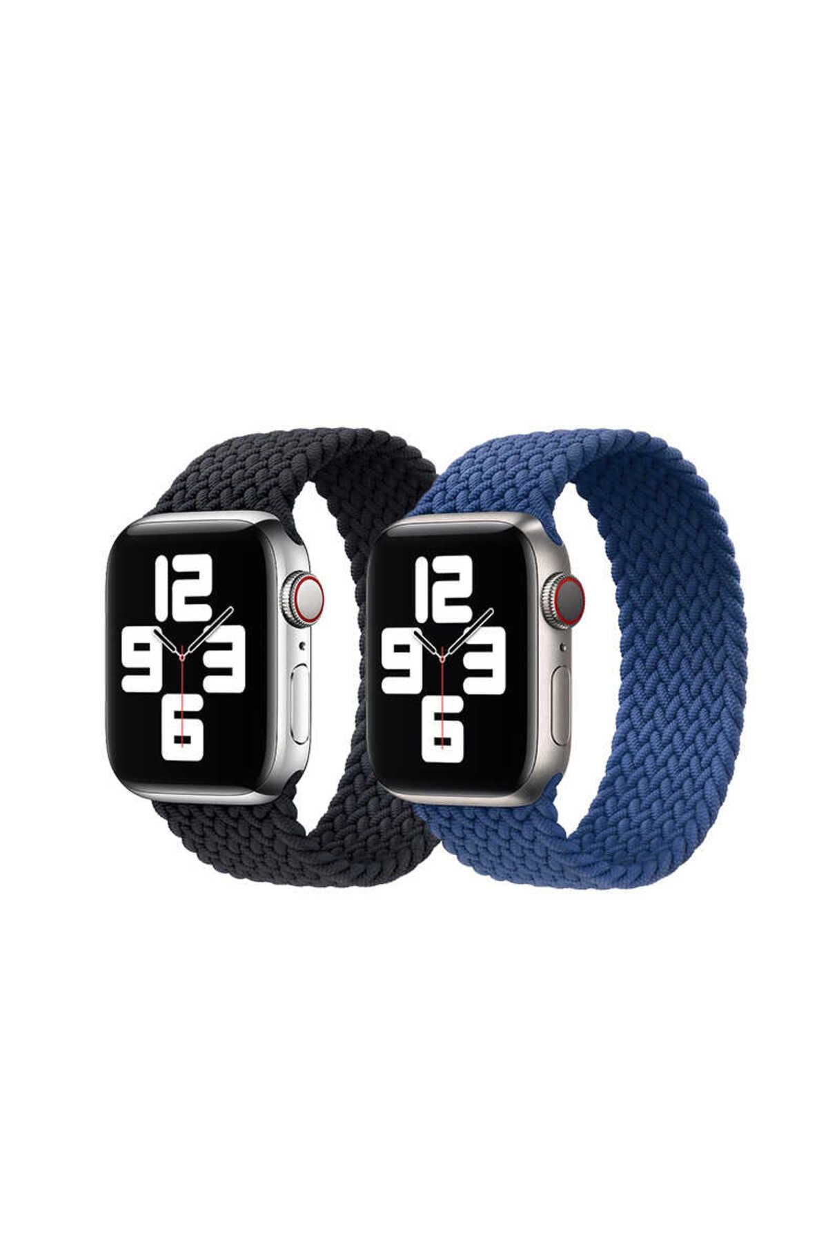 Watch Ultra 49mm Kordon Uyumlu KRD-32 Medium Strap Kayış CLO- Black Unity