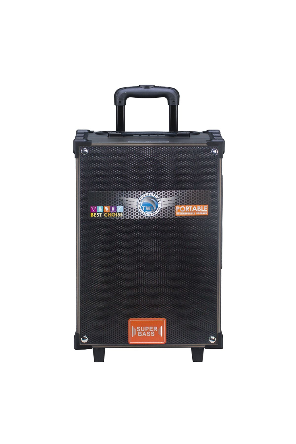 Zore LT-910 Dijital LED Göstergeli FM Radyolu Mikrofonlu Gitar Girişli TWS 10 inç Stereo Bass Kablos