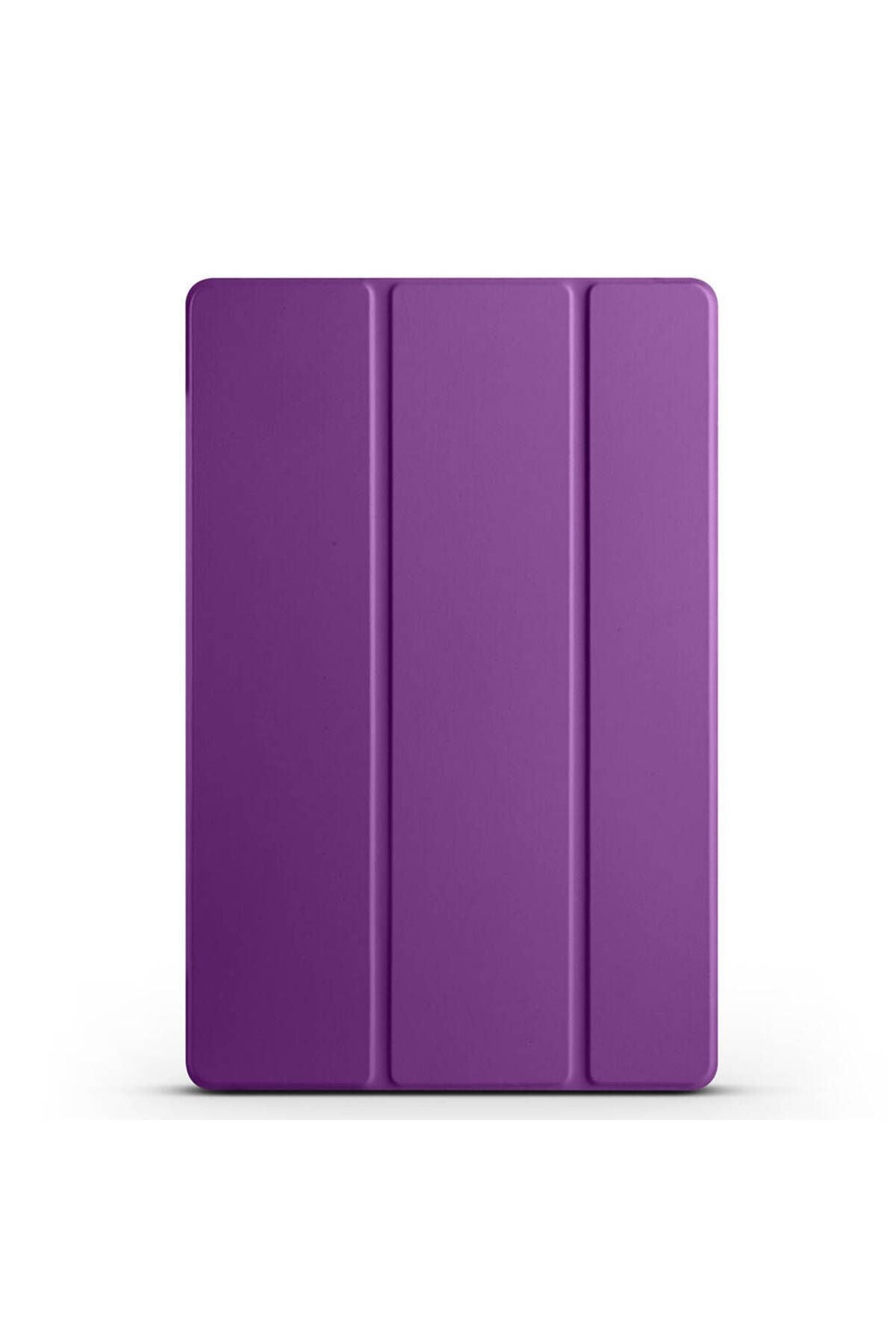Galaxy Tab S9 FE Uyumlu Zore Smart Cover Standlı 1-1 Kılıf-Gold