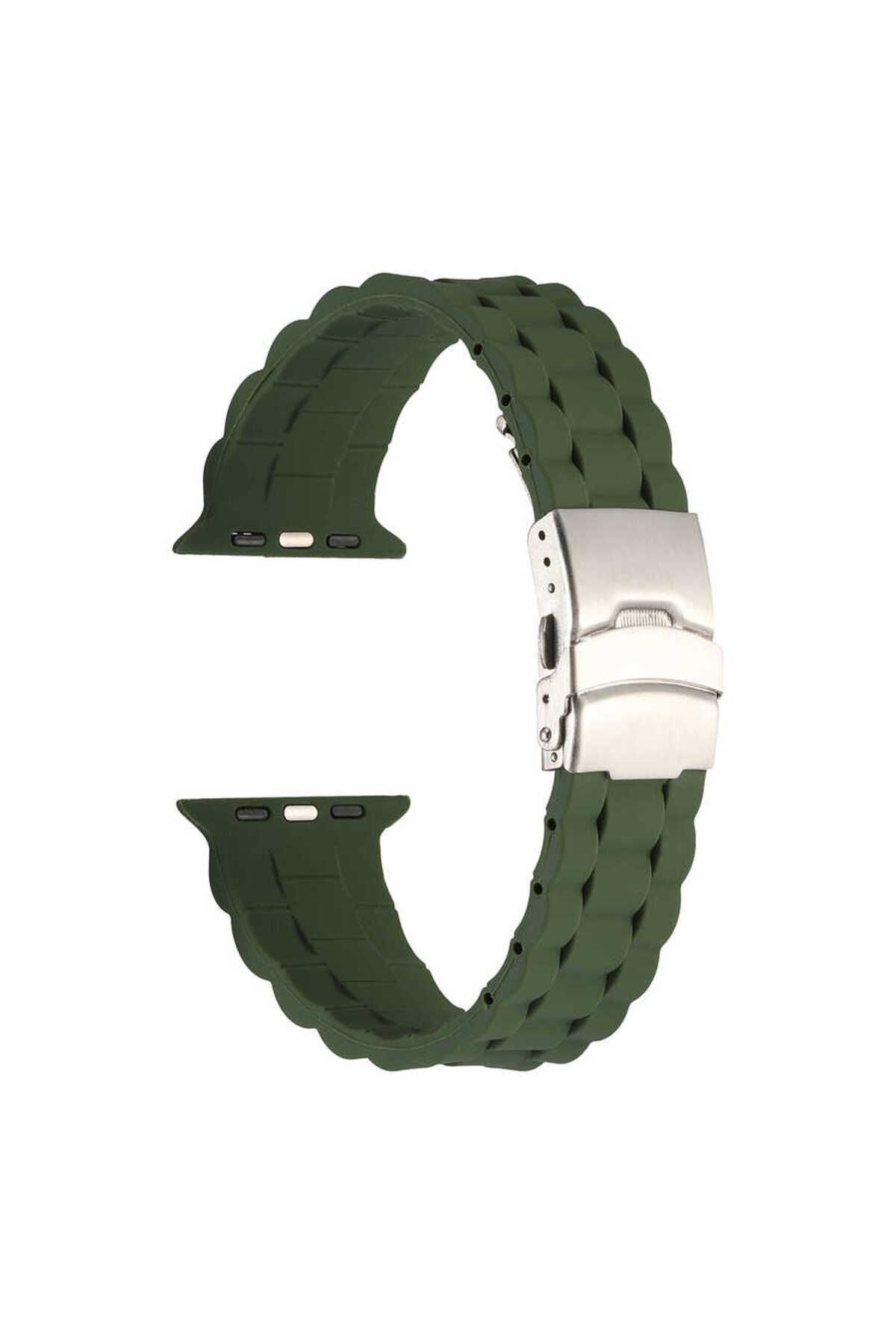 Watch Ultra 49mm Kordon KRD-72 Uyumlu Strap Kayış CLO- Siyah