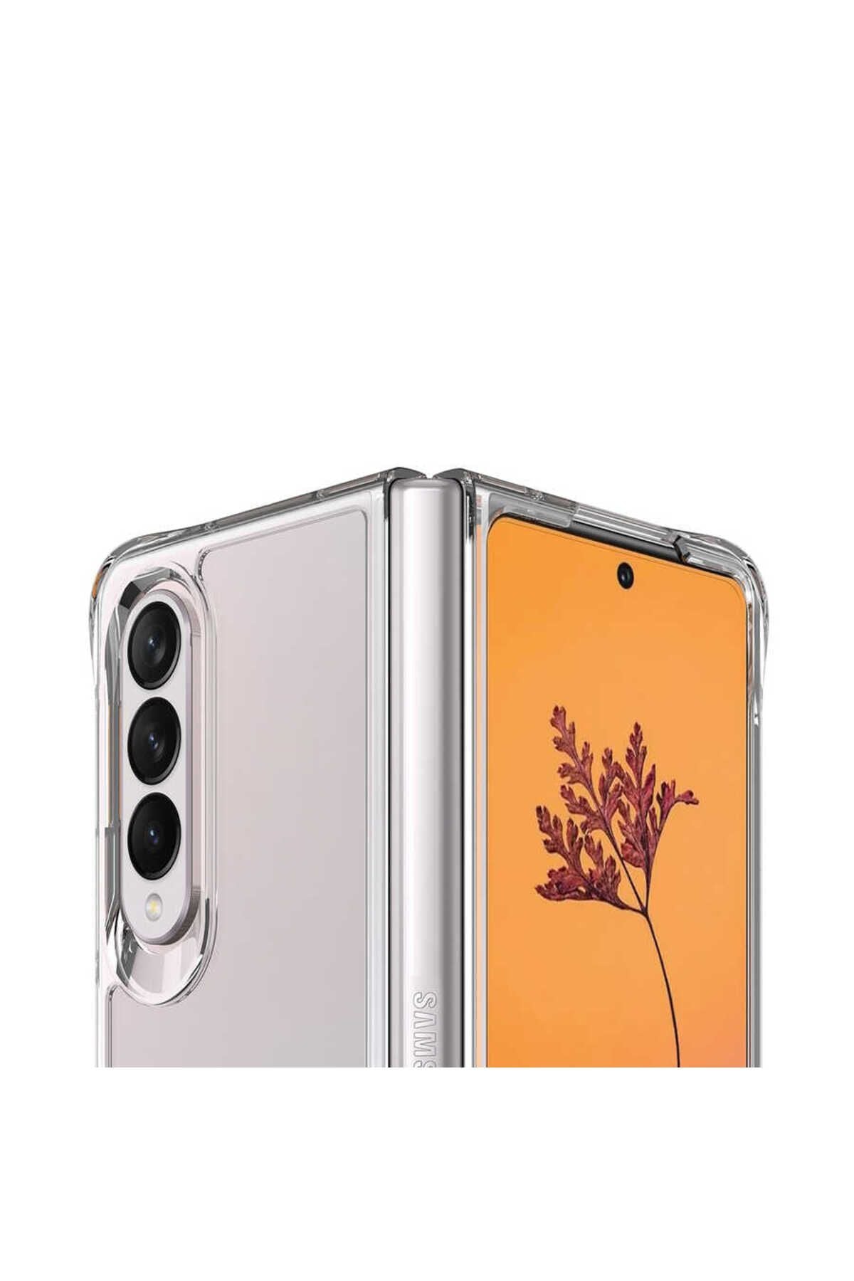 Galaxy Z Fold 4 Uyumlu PAK Vonn Kılıf-Renksiz