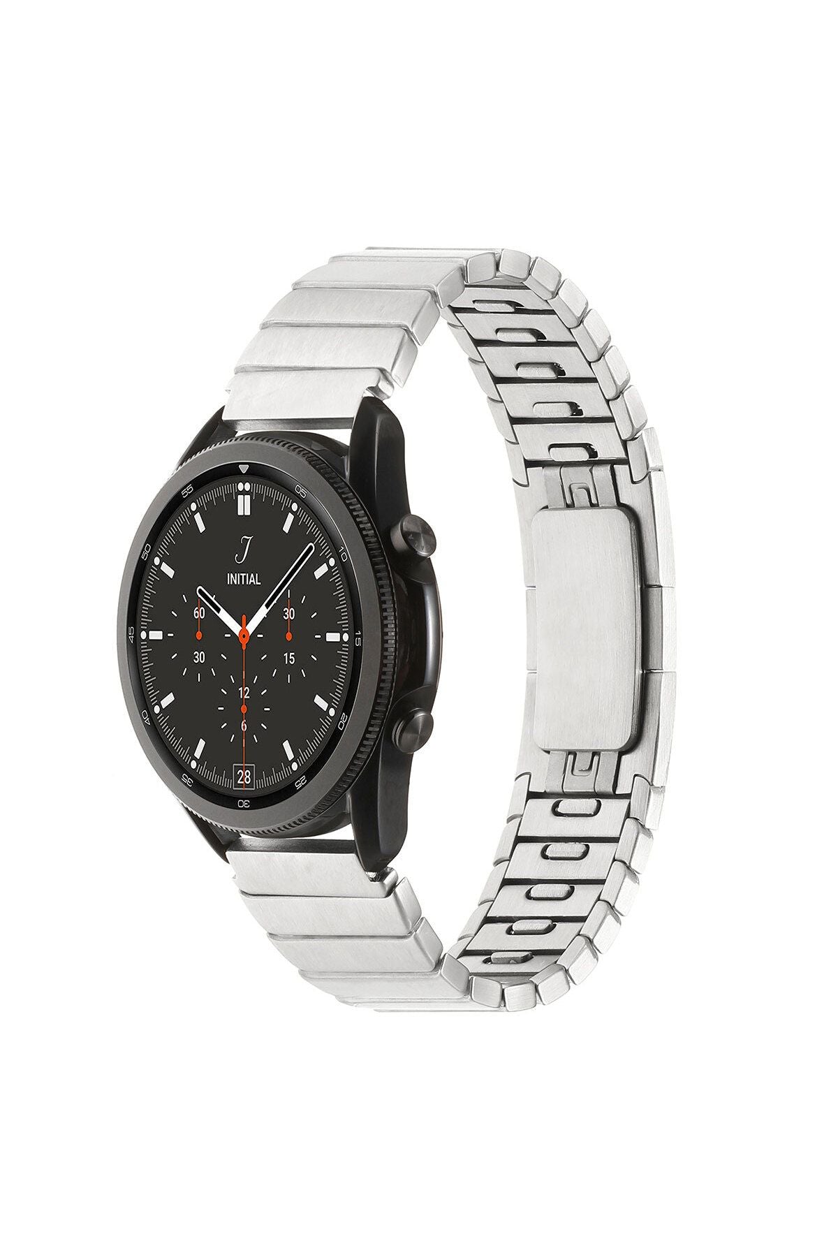 Galaxy Watch 46mm Uyumlu KRD-82 22mm Metal Zore Kordon-Rose Gold