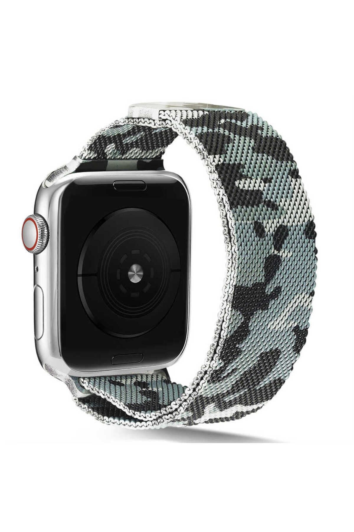 Watch Ultra 49mm Kordon Uyumlu KRD-40 Metal Strap Kayış CLO- NO4