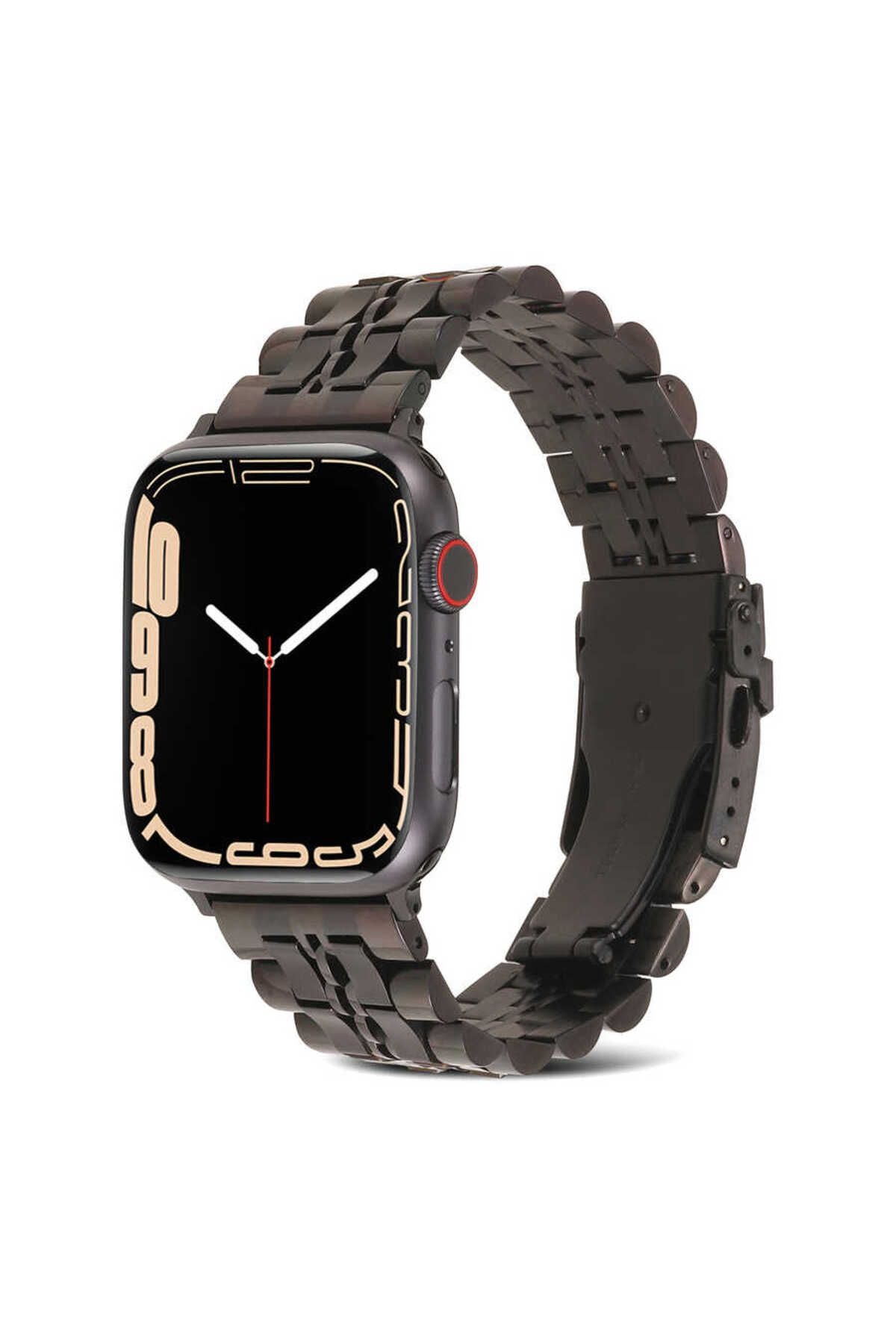 Watch Ultra 49mm Kordon Uyumlu KRD-54 Metal Strap Kayış CLO- Lacivert