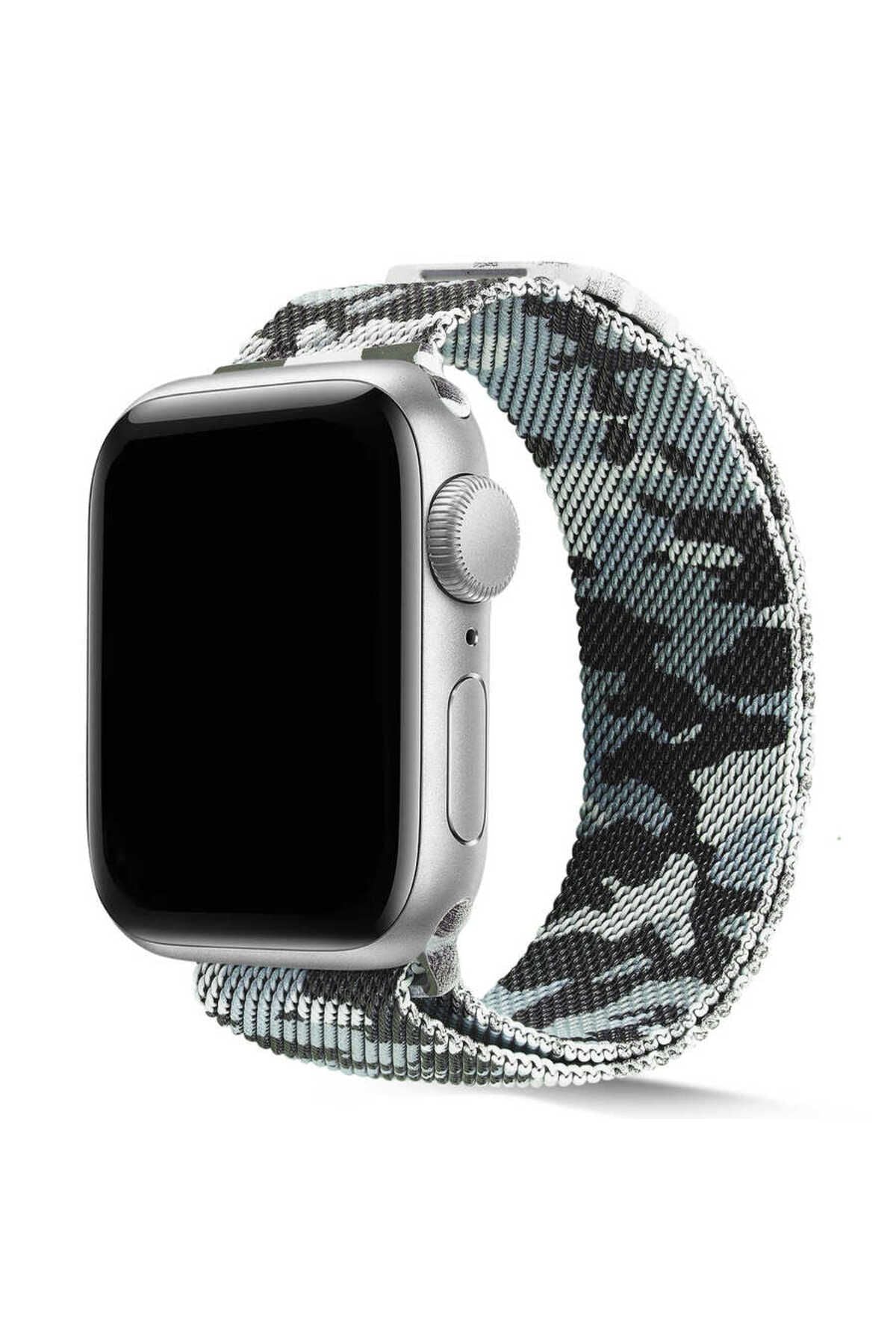 Watch Ultra 49mm Kordon Uyumlu KRD-40 Metal Strap Kayış CLO- NO4