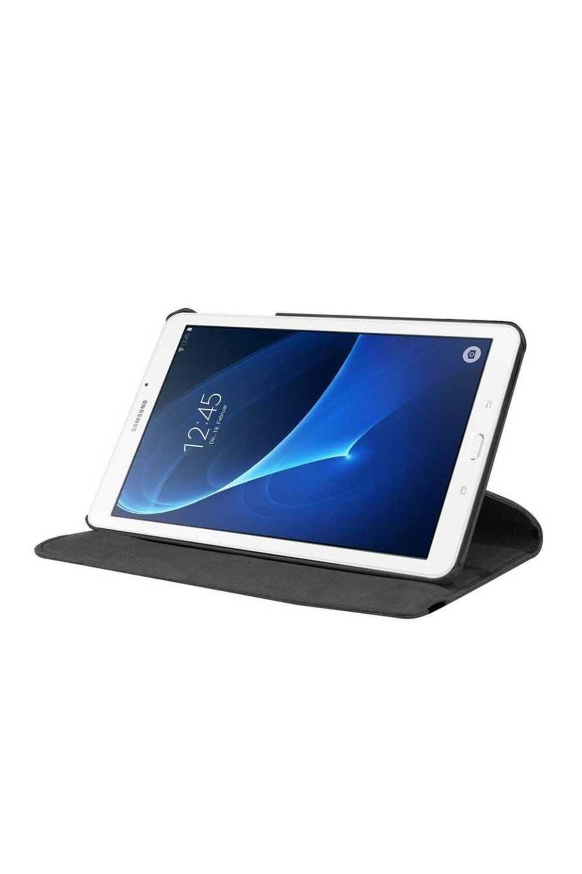 Galaxy Tab A 7.0 T285 Zore Dönebilen Standlı Kılıf - Kırmızı
