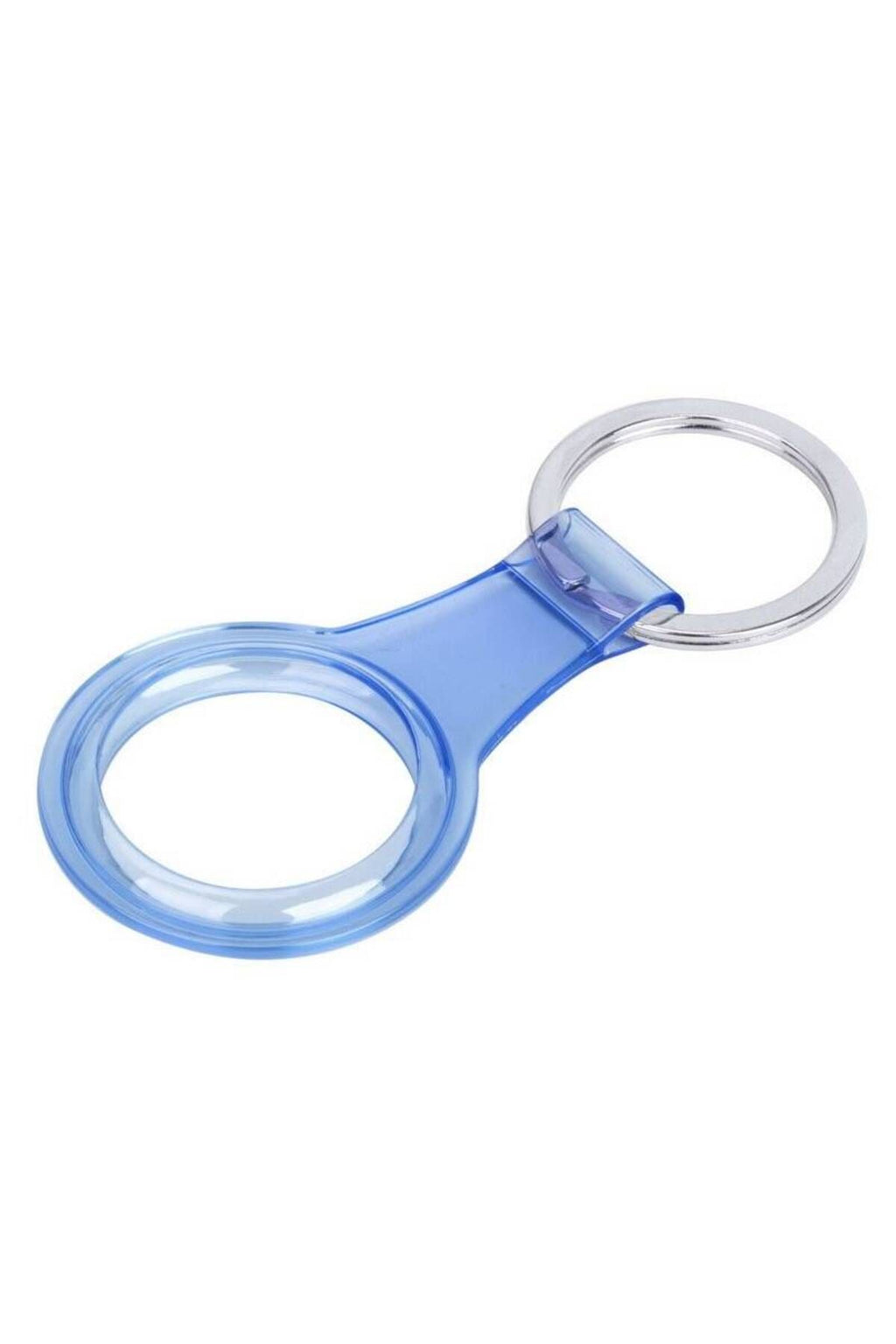 Airtag 07 Uyumlu Silikon Anahtarlık-Pembe