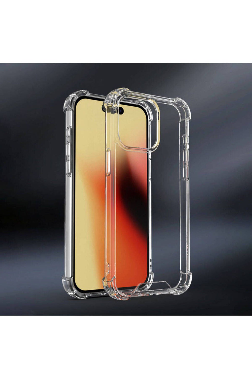 iPhone 15 Plus Uyumlu Zore Nitro Anti Shock Silikon-Renksiz