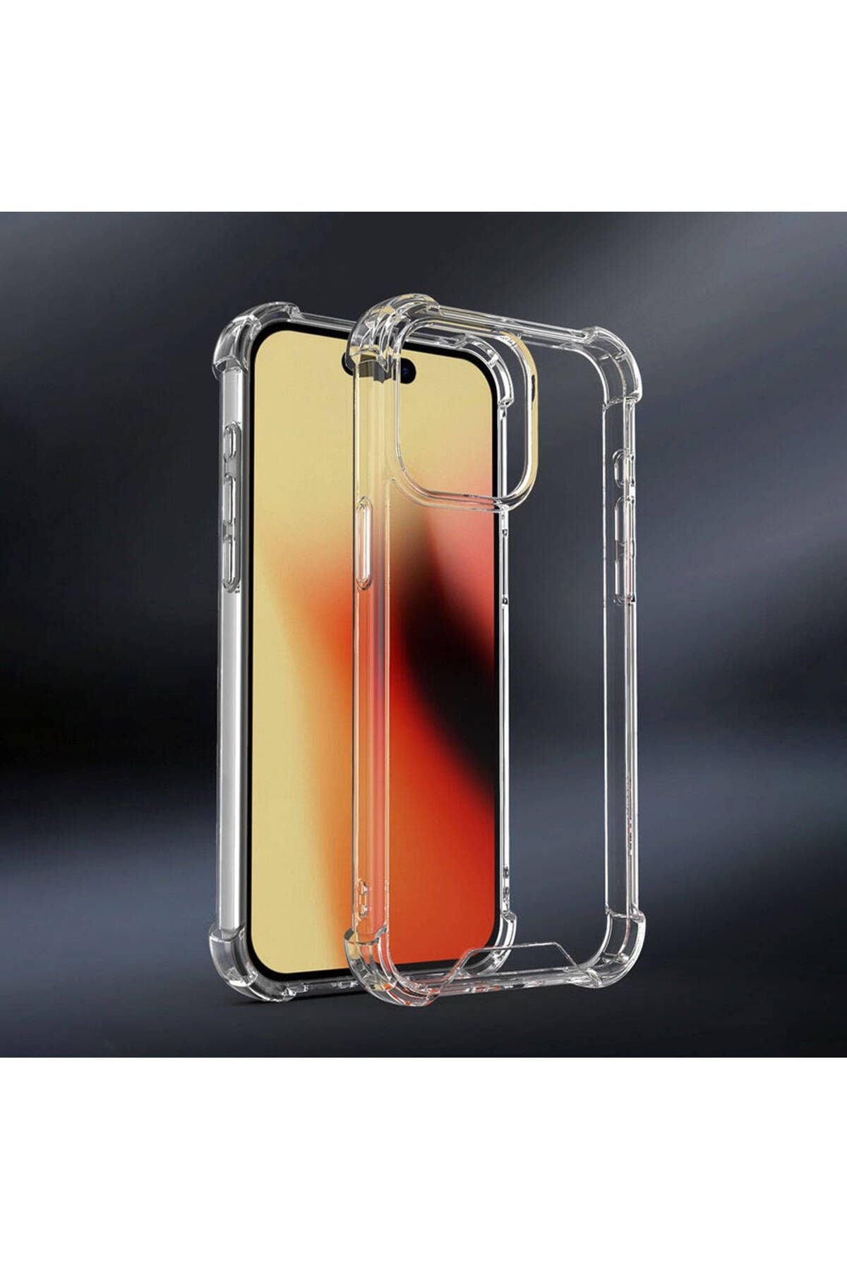 iPhone 15 Plus Uyumlu Zore Nitro Anti Shock Silikon-Renksiz