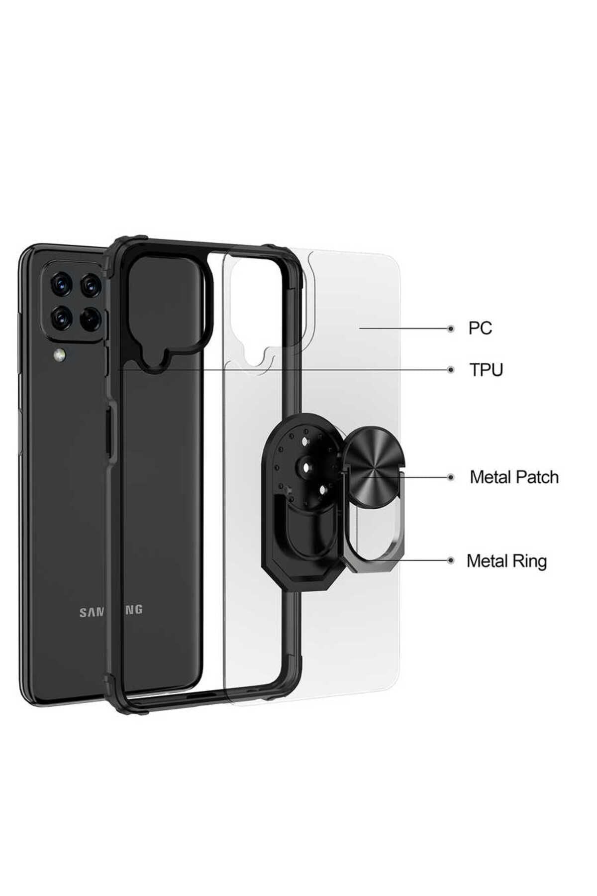 Galaxy A22 4G Kılıf GLLP Mola Kapak - Lacivert