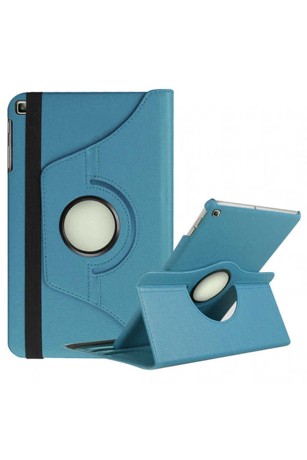 Galaxy T720 Tab S5E  Uyumlu Zore Dönebilen Standlı Kılıf-Mavi