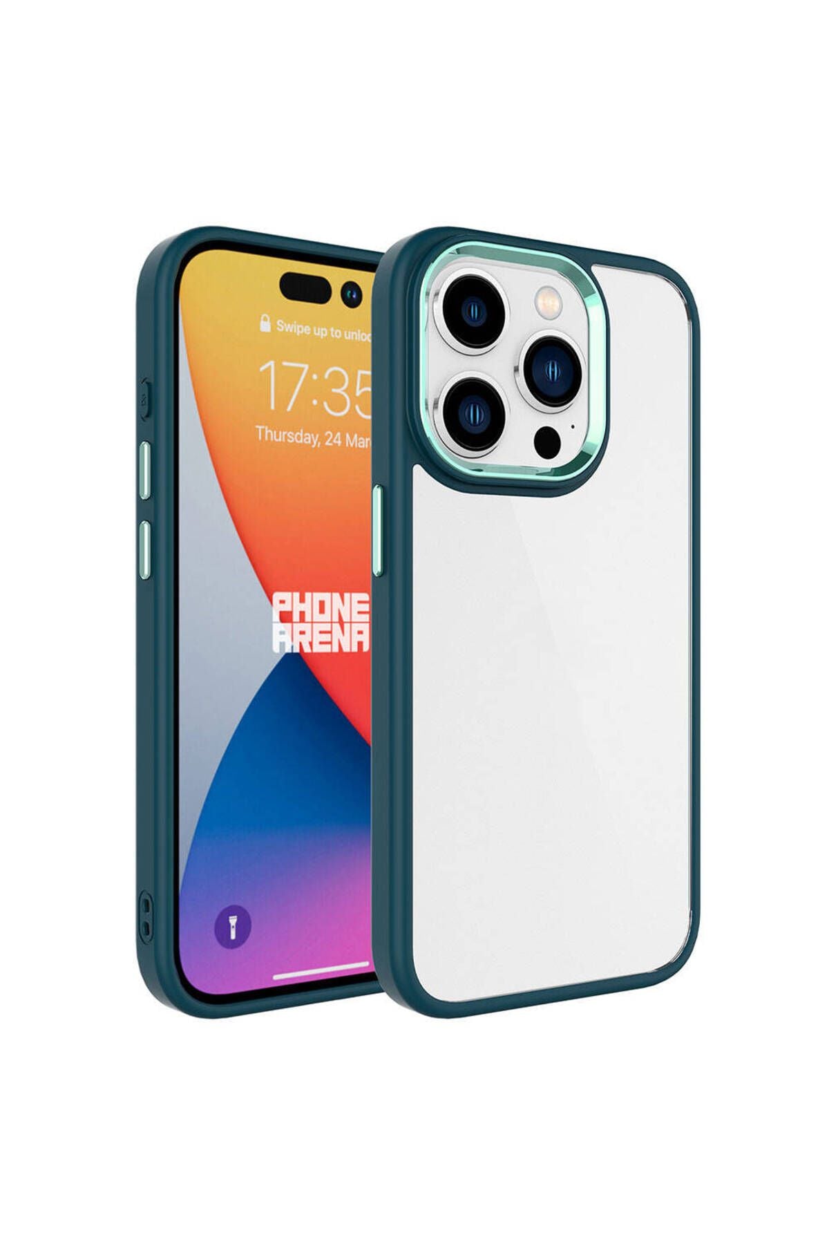iPhone 15 Pro Uyumlu Zore Krom Kılıf-Lavendery Gray