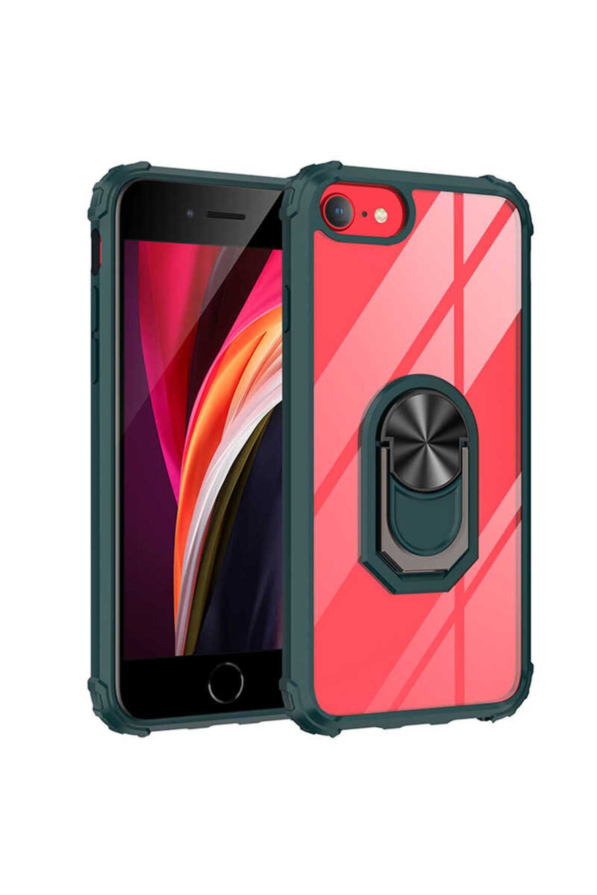 iPhone SE 2022 Uyumlu TUVA Mola Kılıf-Yeşil