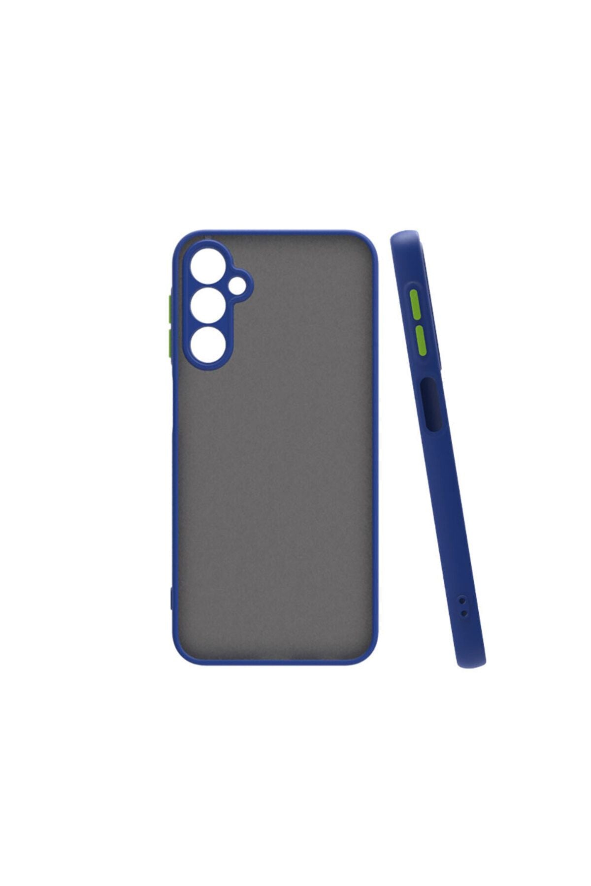 Galaxy S24 FE Uyumlu Kılıf Zore Hux Kapak-Lacivert