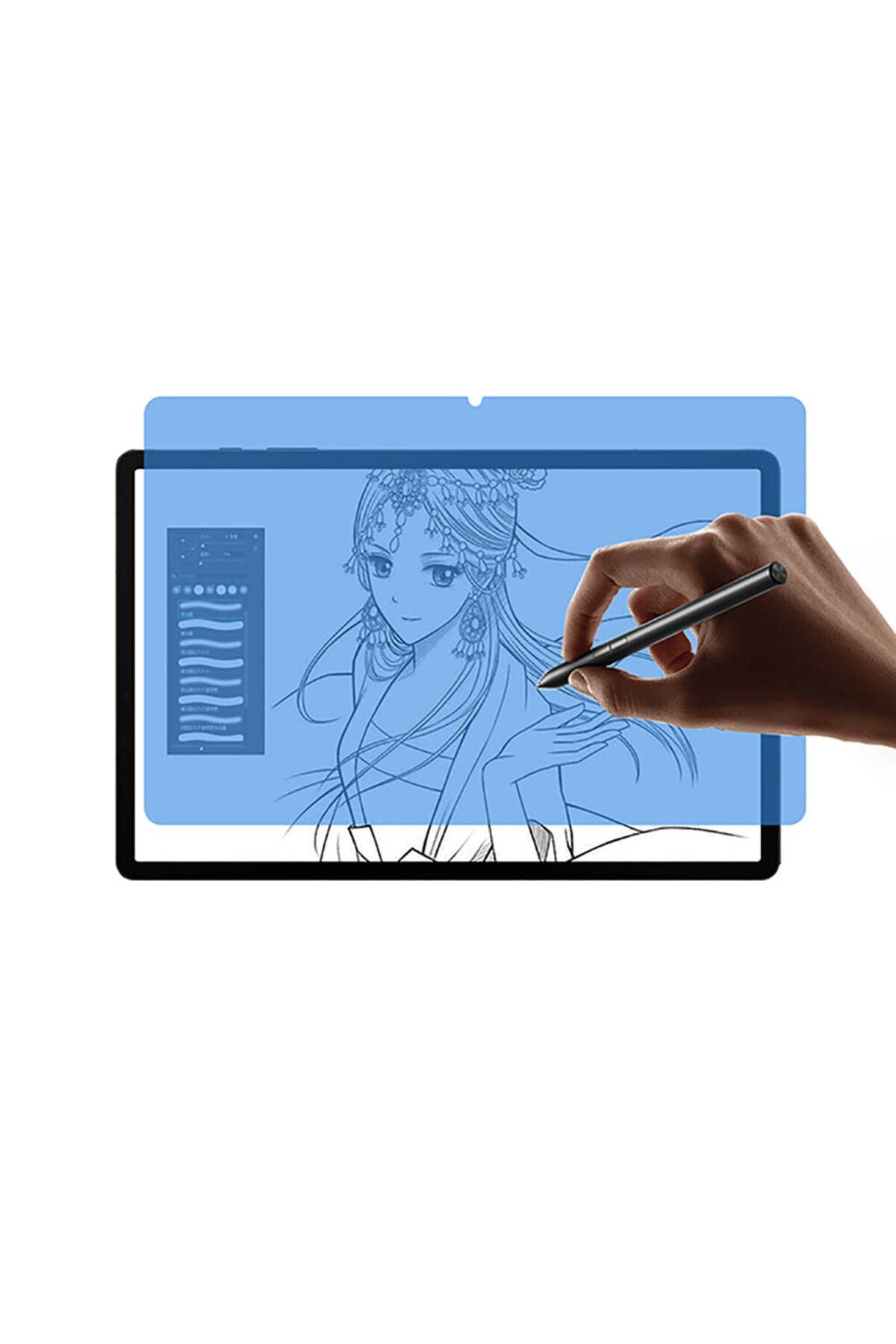 Galaxy Tab S9 Uyumlu Zore Paper-Like Ekran Koruyucu-Renksiz