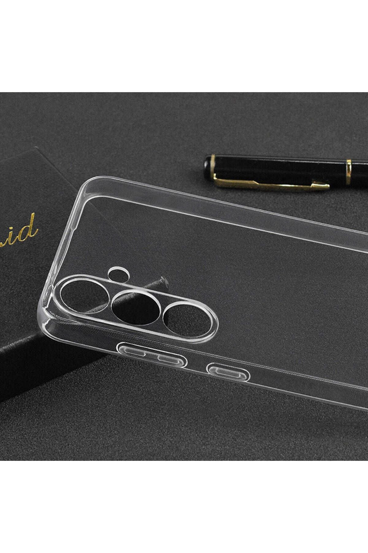 Galaxy S24 Uyumlu Zore Süper Silikon Kılıf-Renksiz