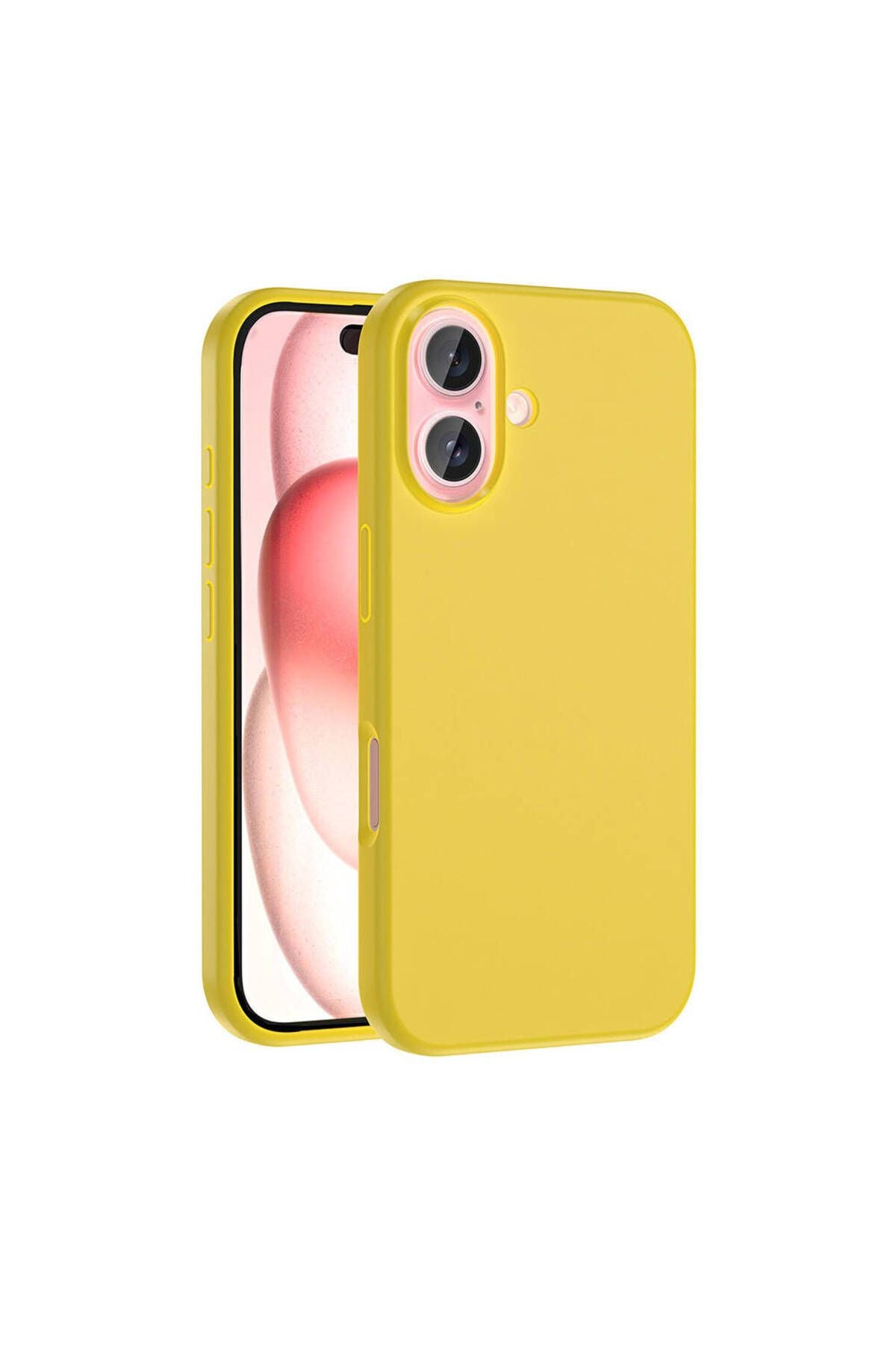 iPhone 16 Plus Kılıf Magsafe Şarj Özellikli Sıvı Teknolojili Silinebilir Sert Zore Kivi Kapak-Mavi