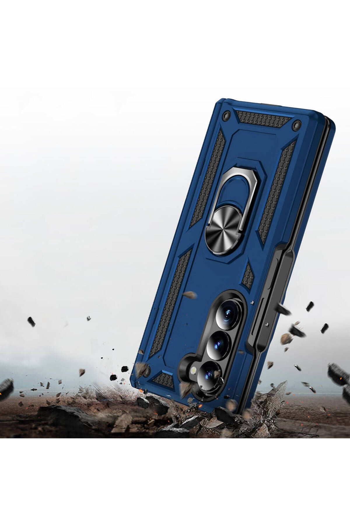 Galaxy Z Fold 6 Kılıf Zore Vega Kapak - Kırmızı