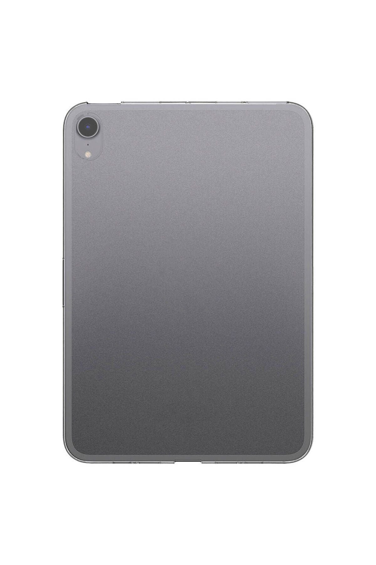 iPad Mini 2021 (6 Nesil) Kılıf Uyumlu Zore Tablet Süper Silikon Kapak-Renksiz