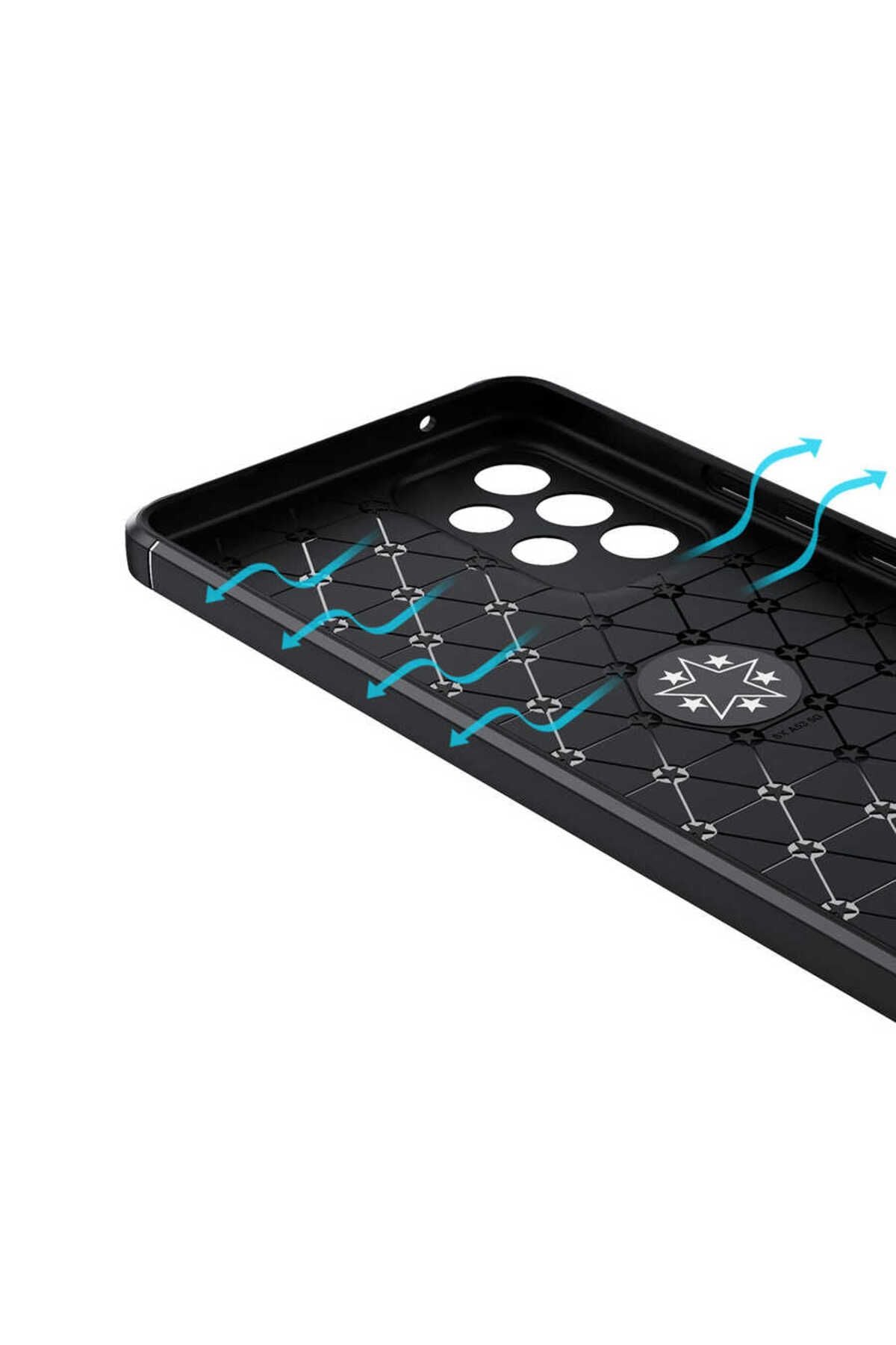 Galaxy A33 5G Kılıf Zore Ravel Silikon Kapak - Siyah