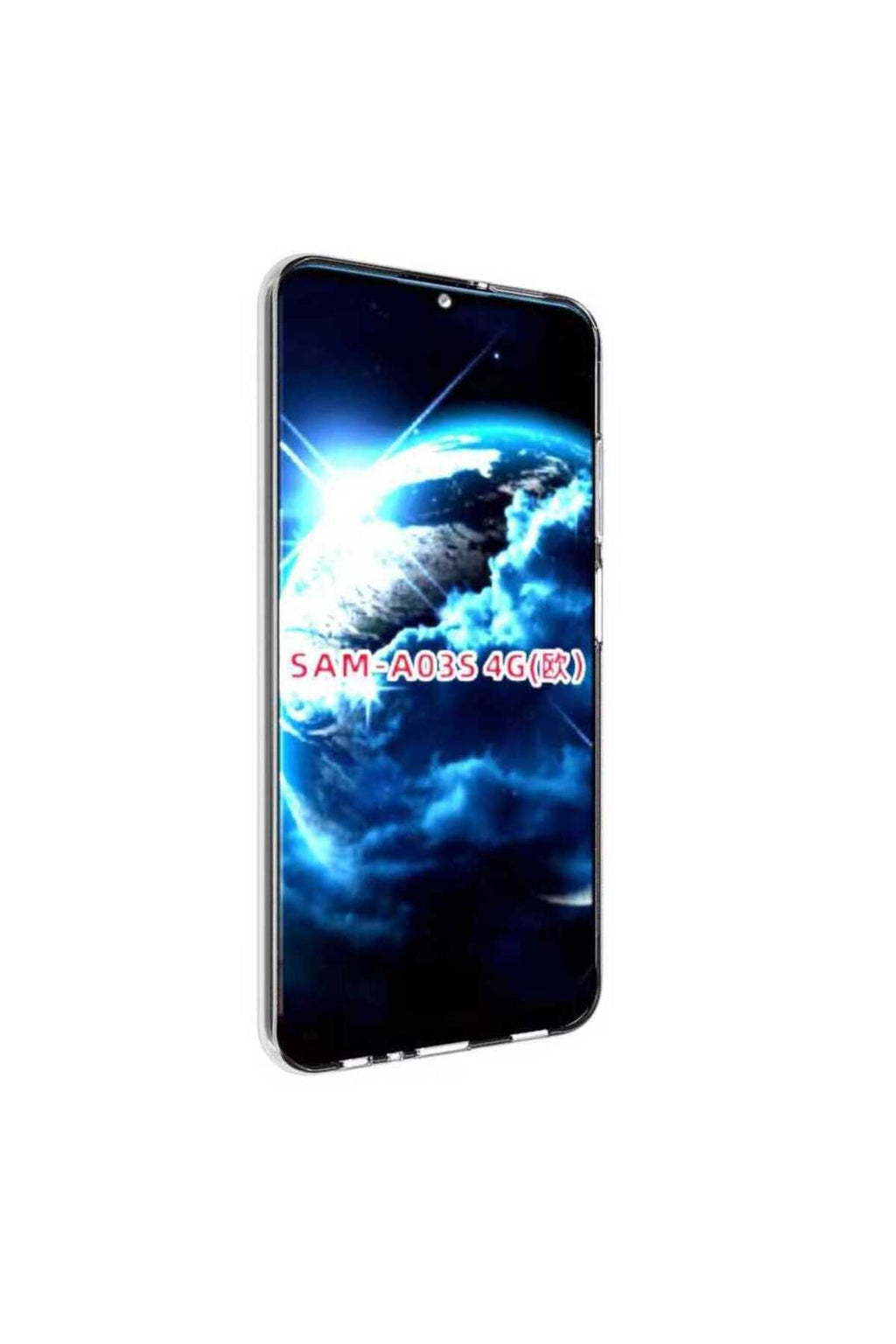 Galaxy A03S Kılıf TQR Süper Silikon Kapak - Renksiz