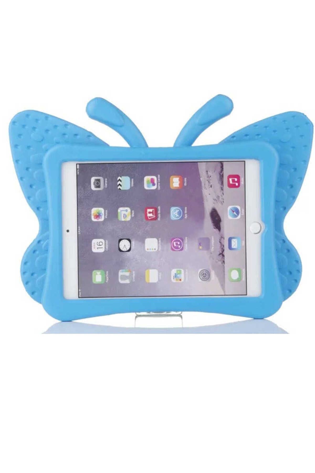 iPad 10.2 2021 (9.Nesil) Uyumlu Zore Butterfly Standlı Tablet Kılıf-Sarı