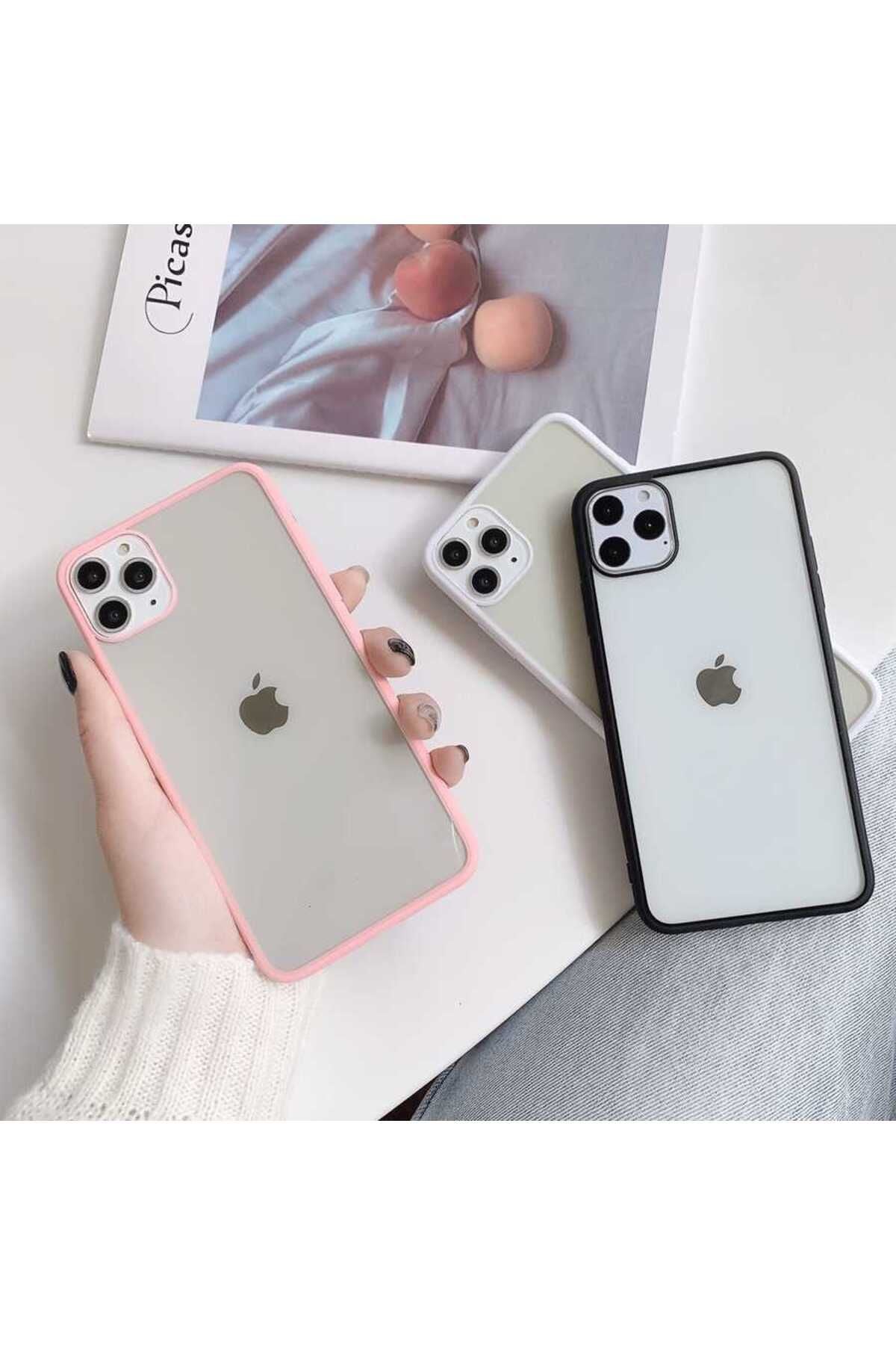iPhone SE 2022 Uyumlu Zore Endi Kılıf-Pembe