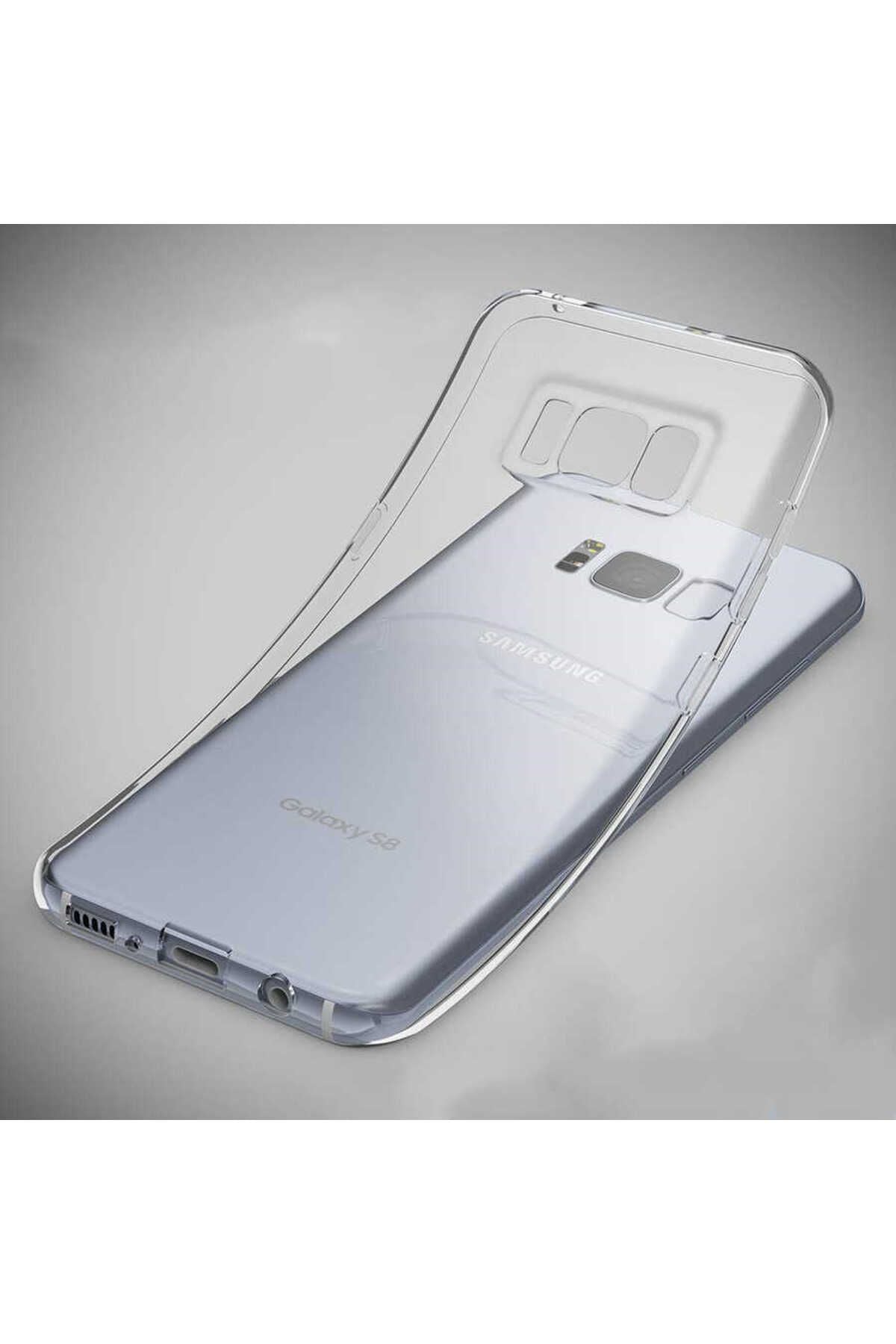 Galaxy S8 Plus Kılıf Zore Süper Silikon Kapak - Renksiz