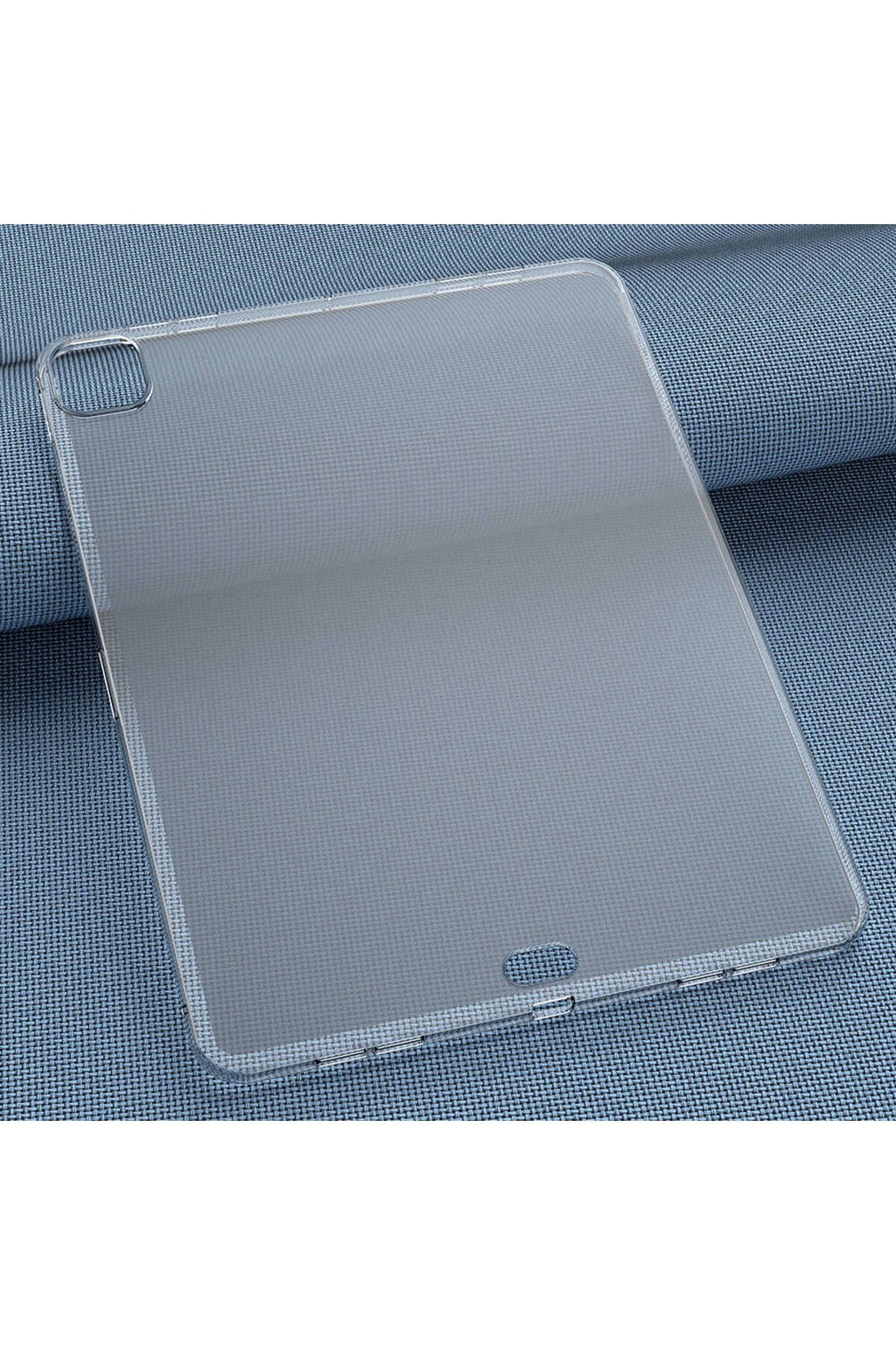 iPad Pro 13 2024 Kılıf Zore Tablet Süper Silikon Kapak - Şeffaf