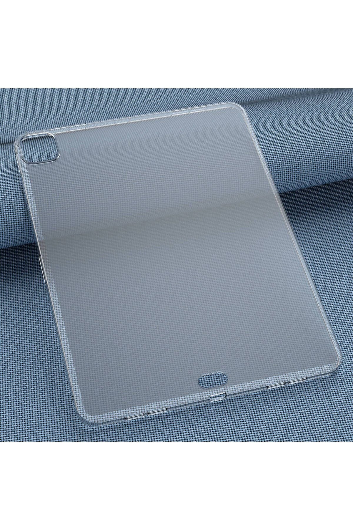 iPad Pro 13 2024 Kılıf Zore Tablet Süper Silikon Kapak - Şeffaf