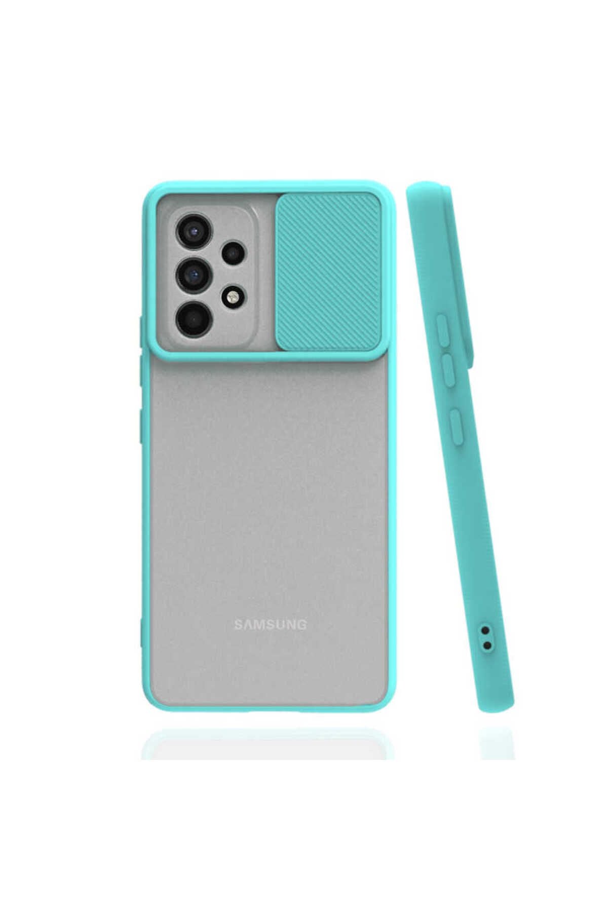 Galaxy A23 Kılıf Zore Lensi Kapak - Lila