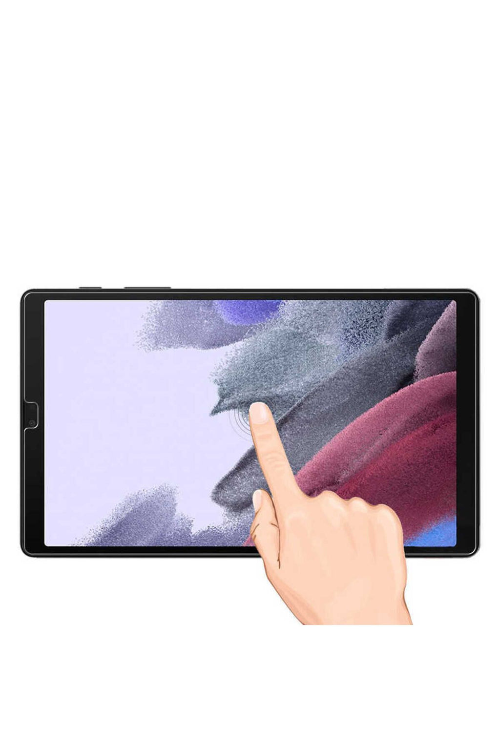 Galaxy Tab A7 Lite T225 Uyumlu Zore Tablet Temperli Cam Ekran Koruyucu-Renksiz