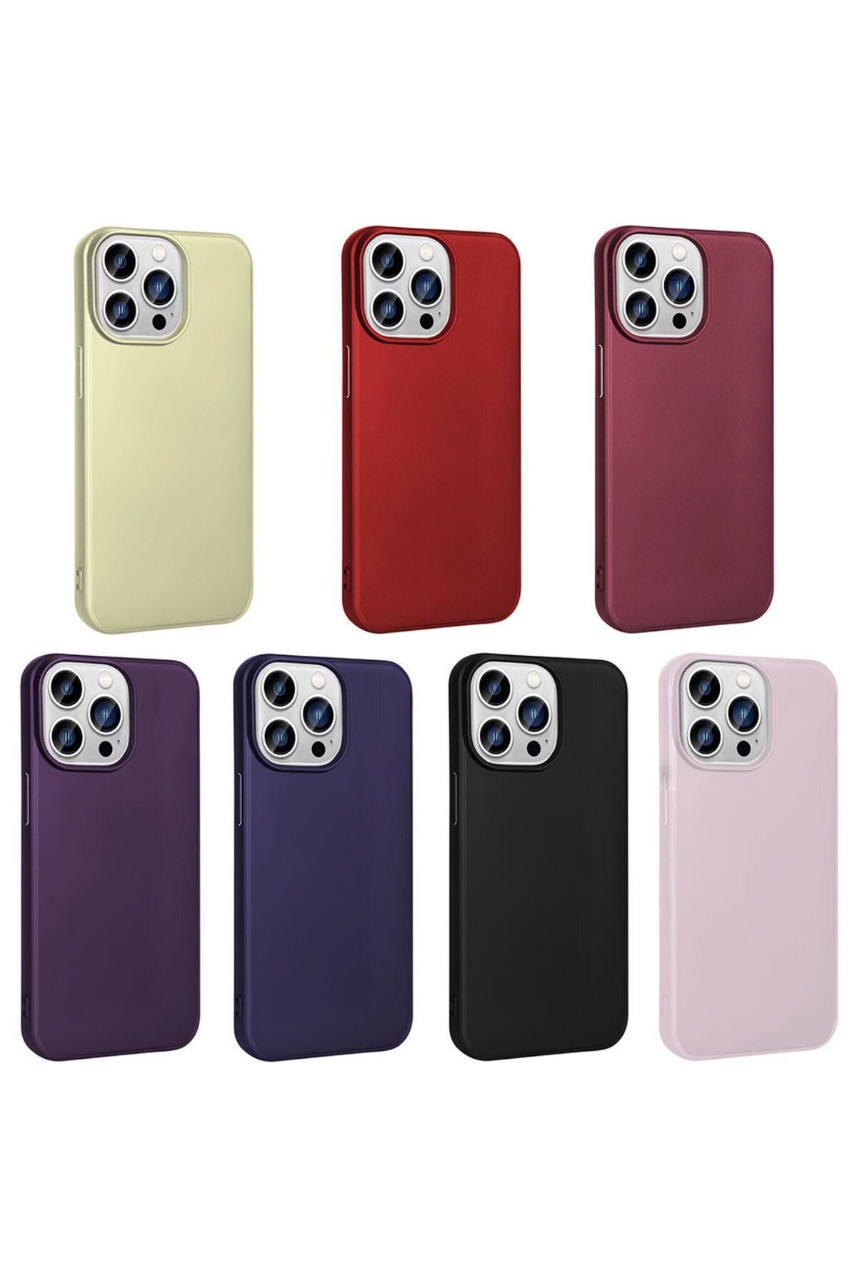 iPhone 15 Pro Uyumlu Zore Premier Silikon Kılıf-Siyah