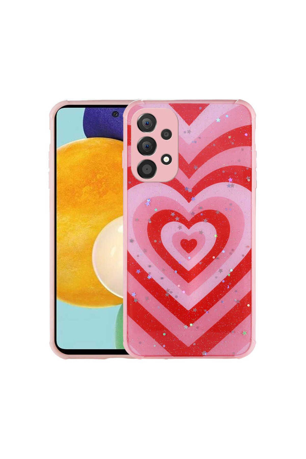 Galaxy A33 5G uyumlu Kılıf Simli Desenli Kamera Korumalı Parlak RNTC Popy Kapak - Dallar