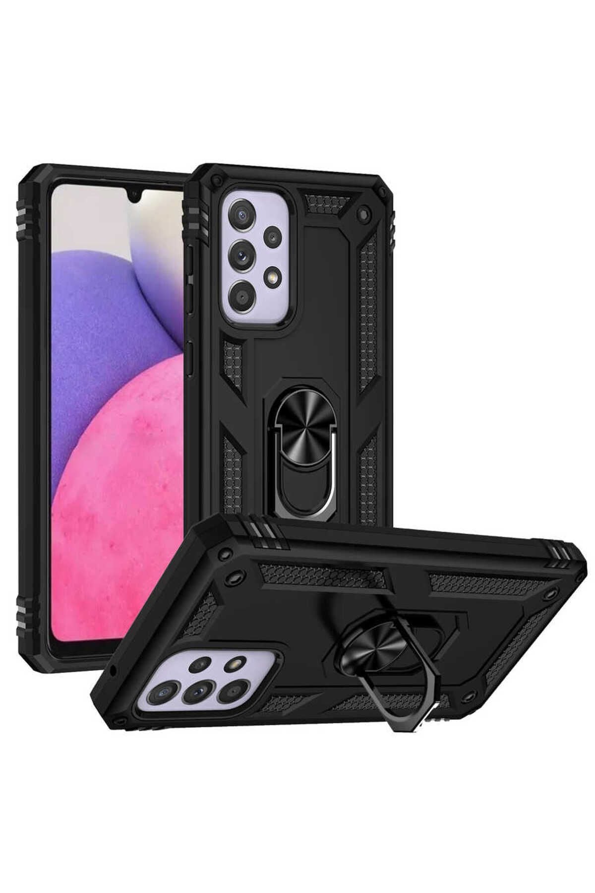 Galaxy A33 5G Kılıf Zore Vega Kapak - Kırmızı