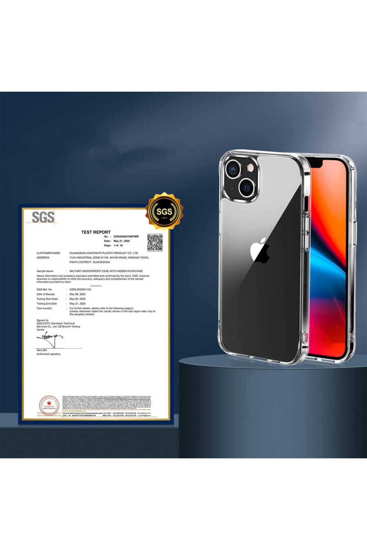 iPhone 14 Uyumlu Zore Forst Kılıf-Renksiz