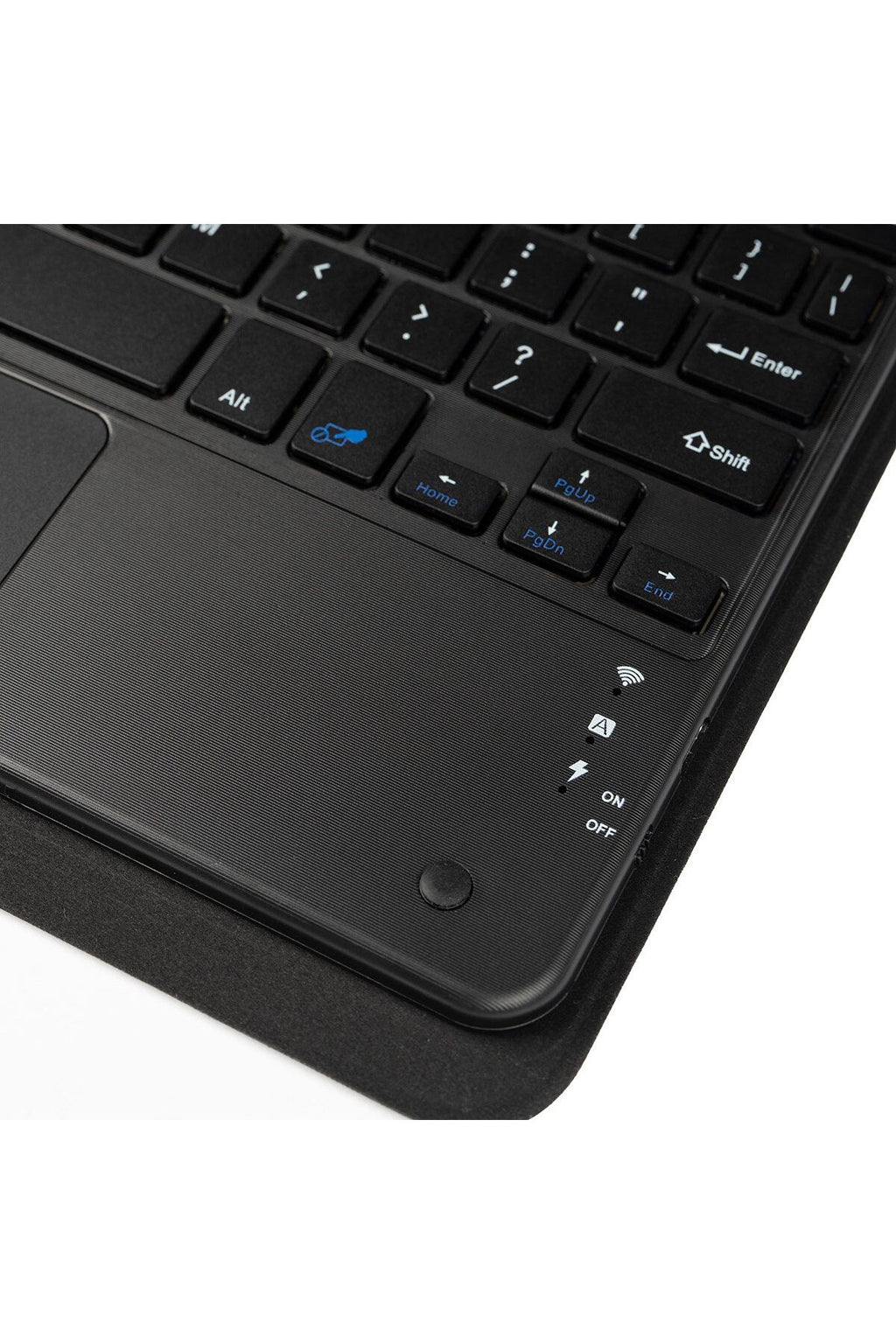 Galaxy Tab S10 Ultra Zore Border Keyboard Bluetooh Bağlantılı Standlı Klavyeli Tablet Kılıfı - Siyah