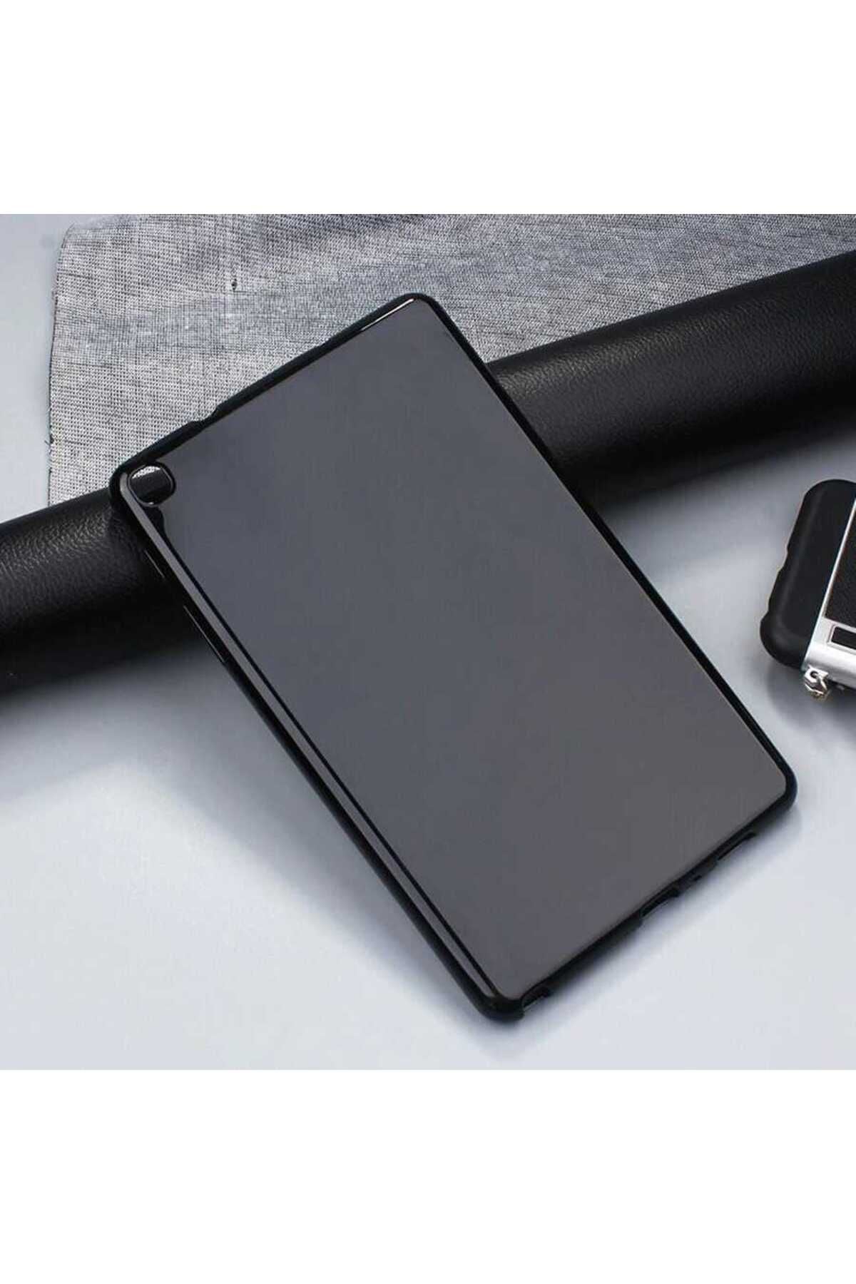 Galaxy Tab A7 Lite T225 Kılıf  Uyumlu Zore Tablet Süper Silikon Kapak-Renksiz