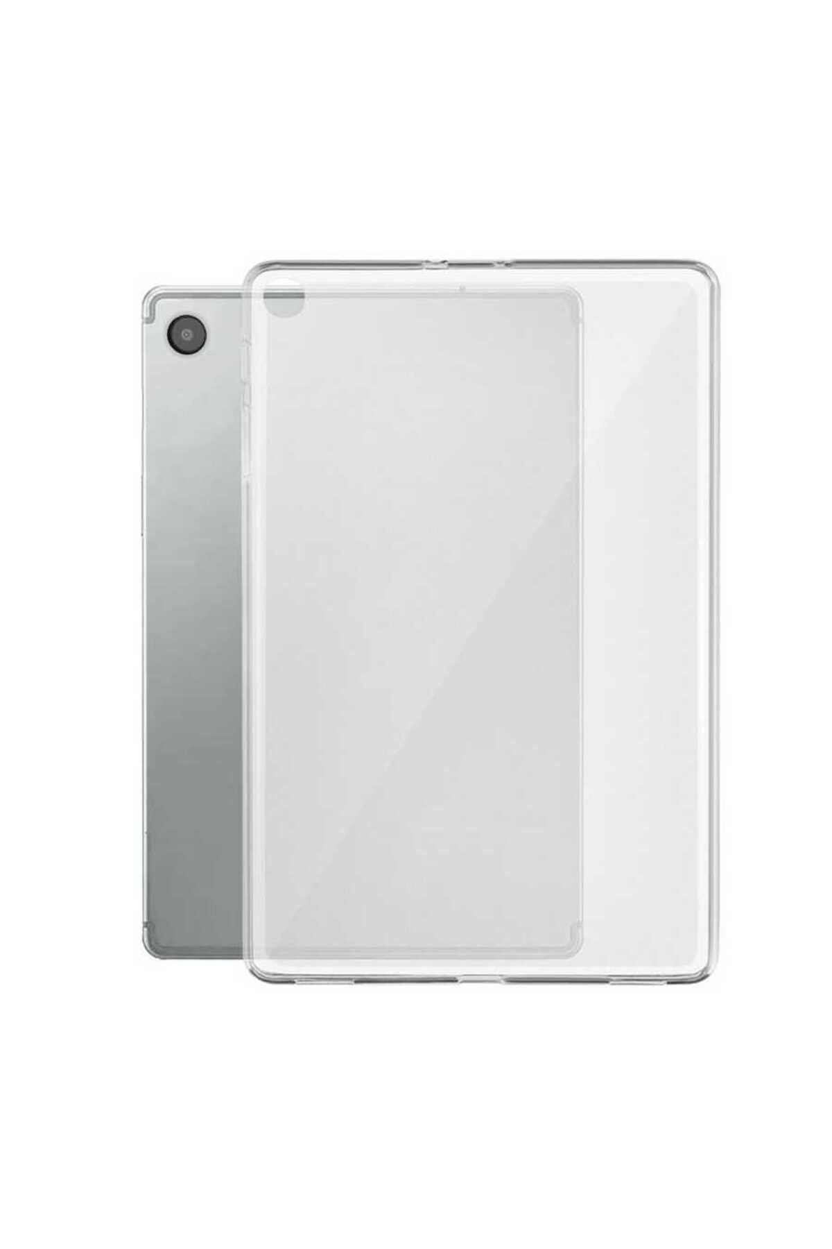 Galaxy Tab A8 10.5 SM-X200 (2021) Kılıf  Uyumlu Zore Tablet Süper Silikon Kapak-Renksiz