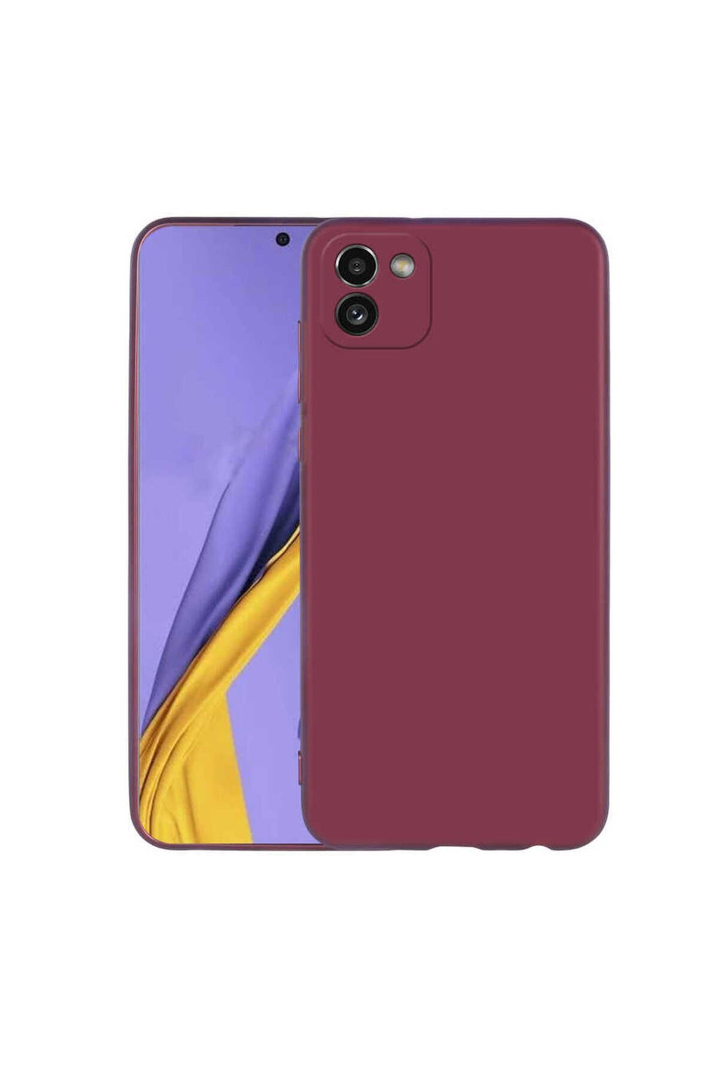 Galaxy A03 Kılıf Zore Premier Silikon Kapak - Lacivert