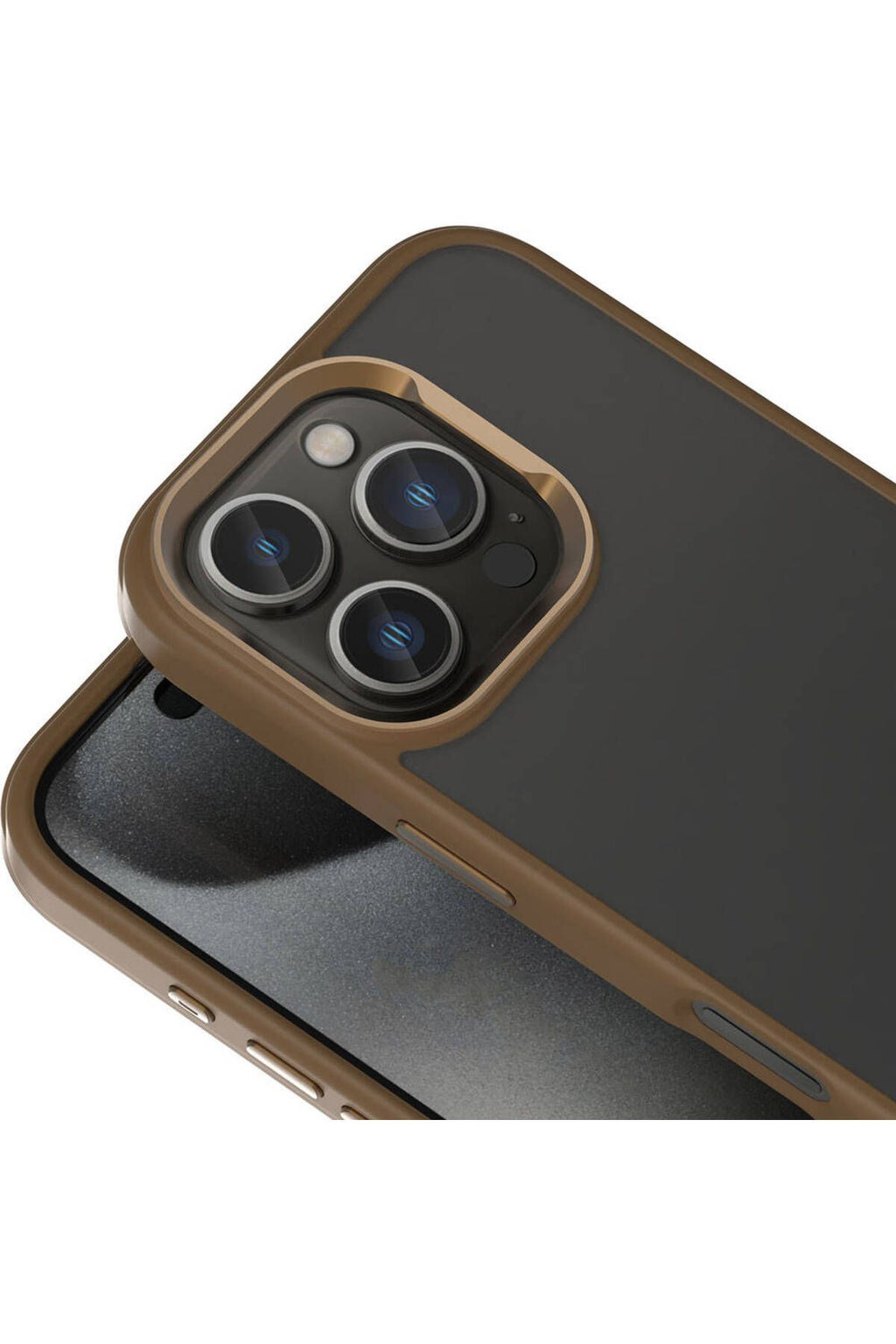 Apple iPhone 16 Pro Max Kılıf Magsafe Şarj Özellikli Parlak Kamera Çerçeveli Zore Kost Kapak-Rose Br