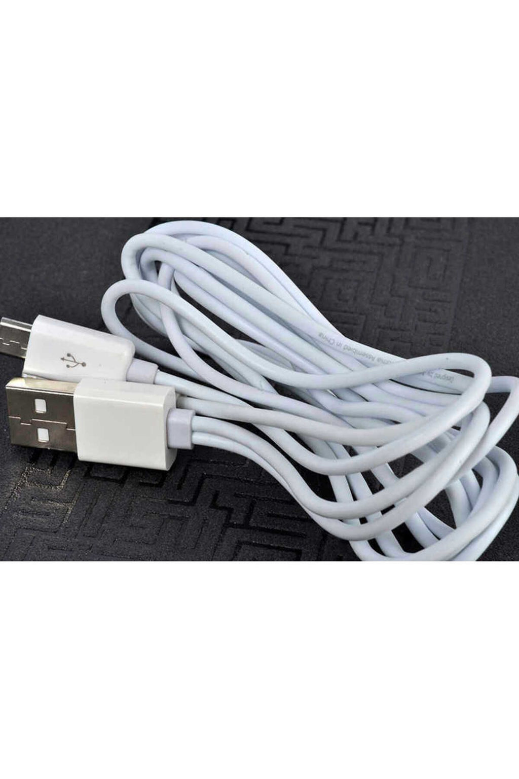 Beyaz 2 Uçlu Lightning-Micro Usb Kablo 1M-Zore