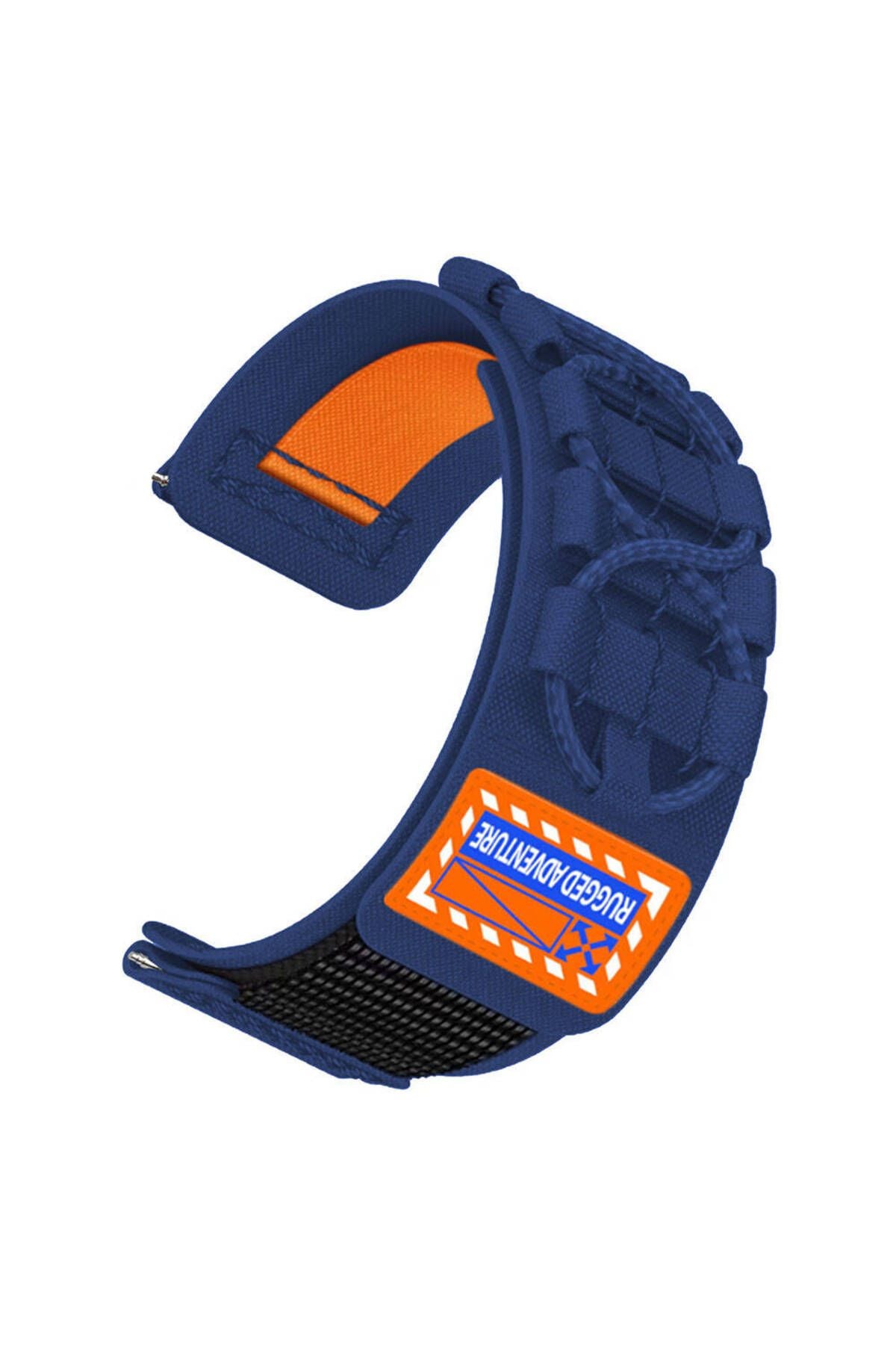 Galaxy Watch 42mm Zore KRD-112 20mm Orbital Örgülü Halat Tasarımlı Naylon Kumaş Hasır Kordon-Yeşil