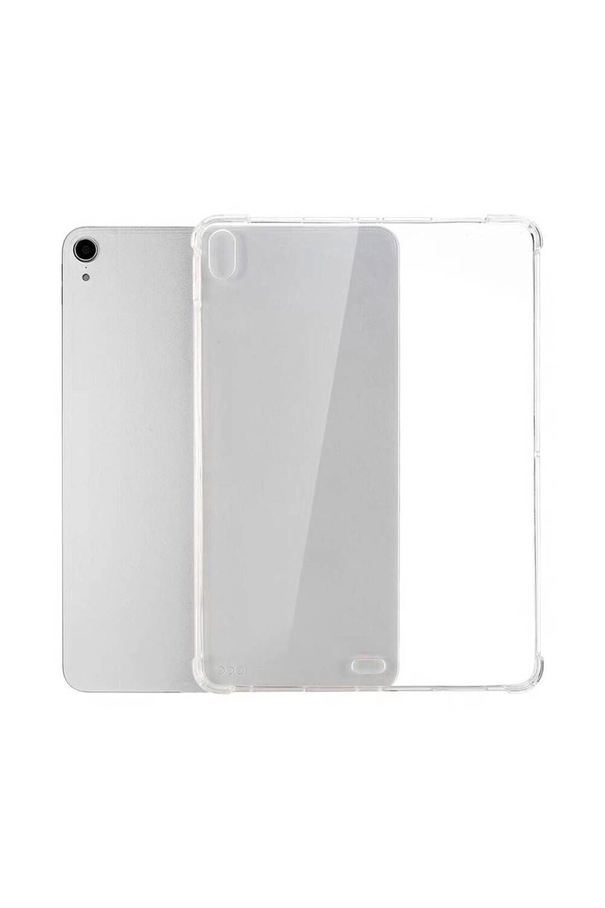 iPad Air 11 2024 Kılıf Uyumlu Zore Tablet Nitro Anti Shock Silikon Kapak-Şeffaf
