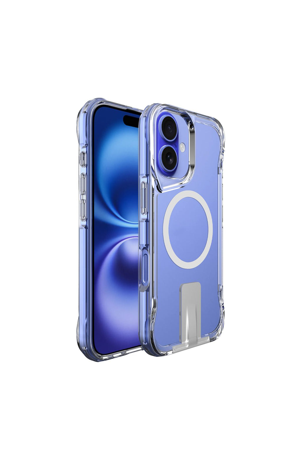 iPhone 16 Uyumlu Magsafe Şarj Özellikli Zore T-Max Standlı Kapak