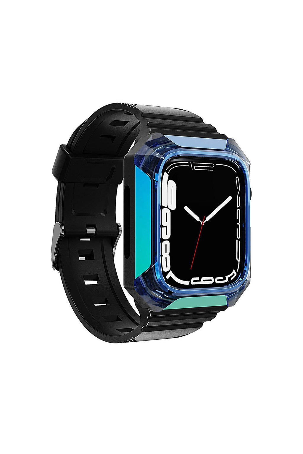 Watch 40mm Uyumlu KRD-88 Sert PC Kasa Koruyuculu Uyumlu Zore Kordon-Kırmızı